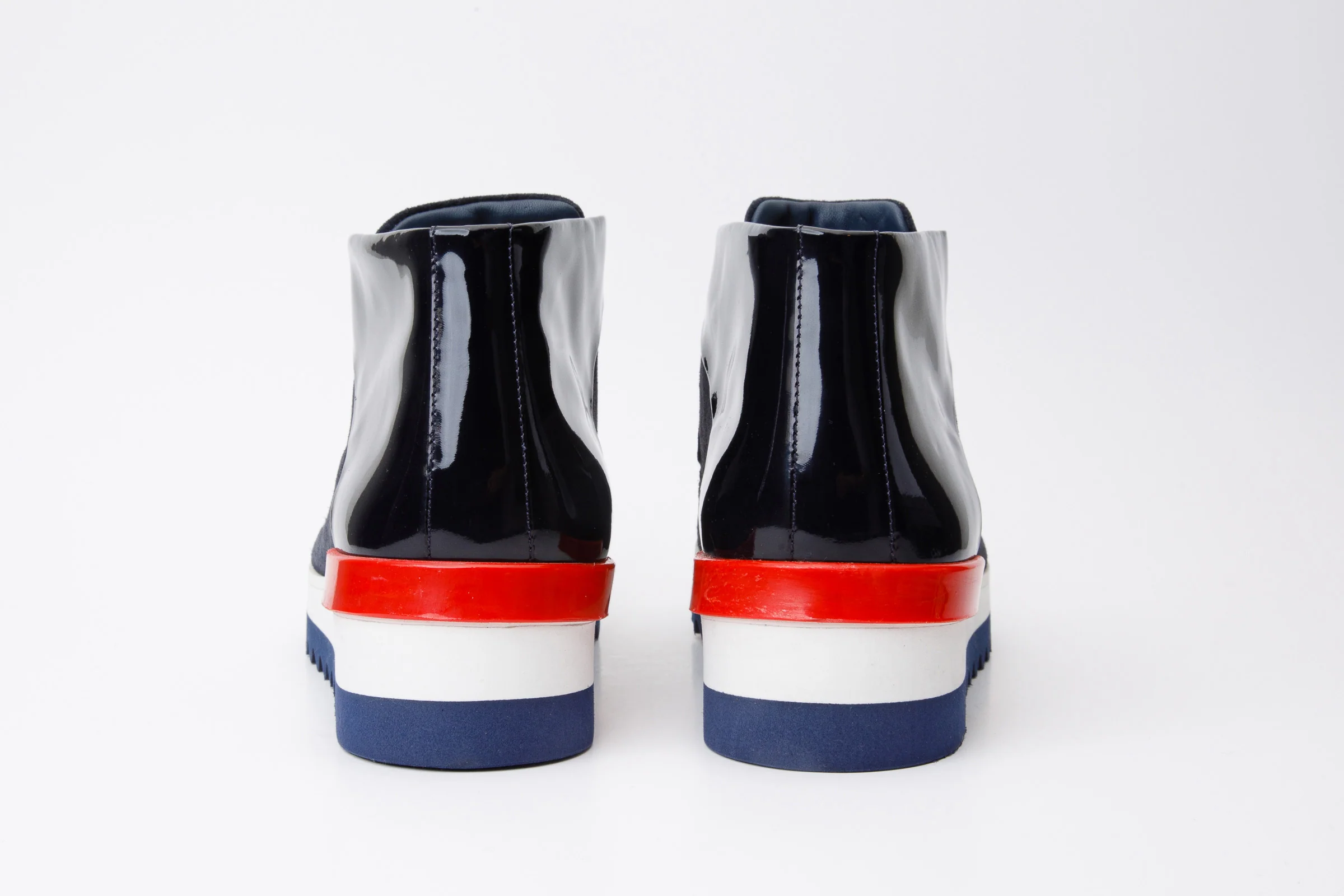The Kagan Navy Blue Wingtip Chukka Men Sneaker Boot - Image 4