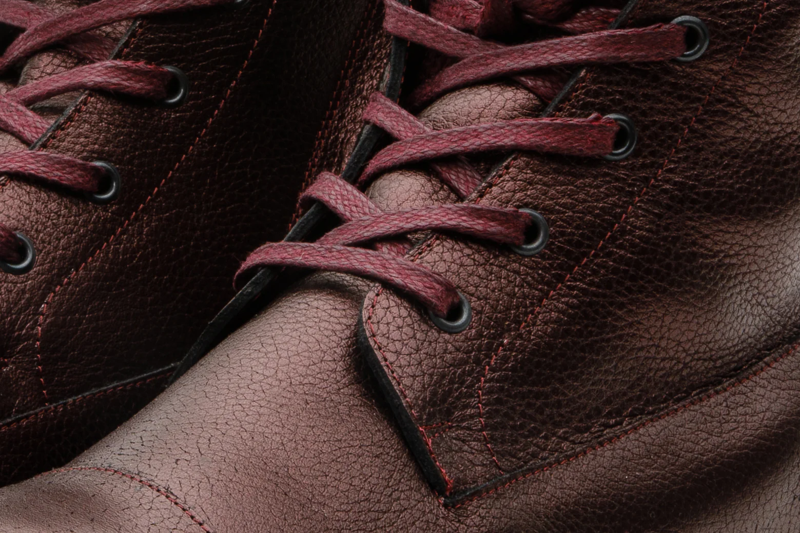 The Kajapati Burgundy Leather Natural Fur Mid Calf Women Boot - Image 7