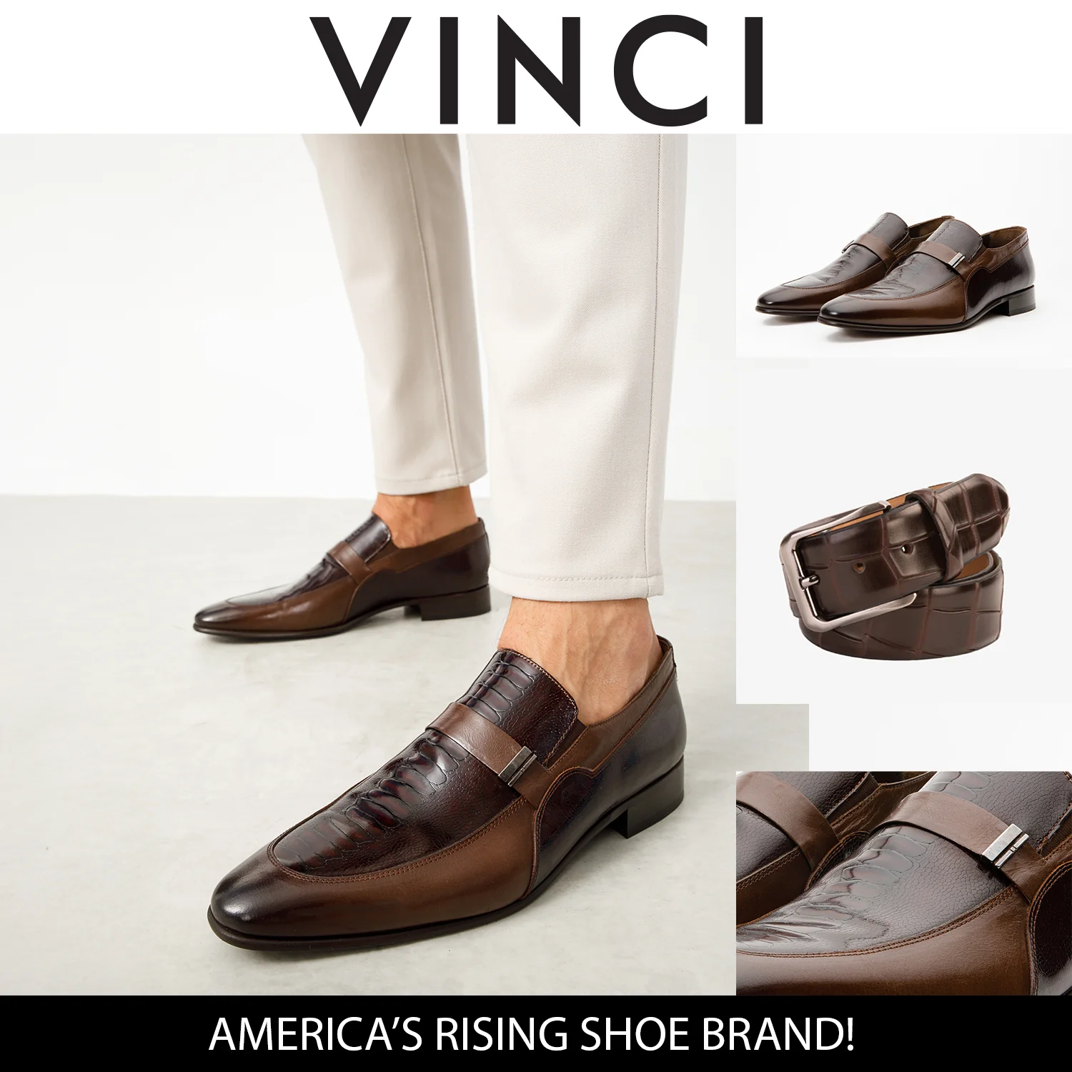 The Kazablanka Brown Leather Bit Loafer Men  Shoe - Image 4