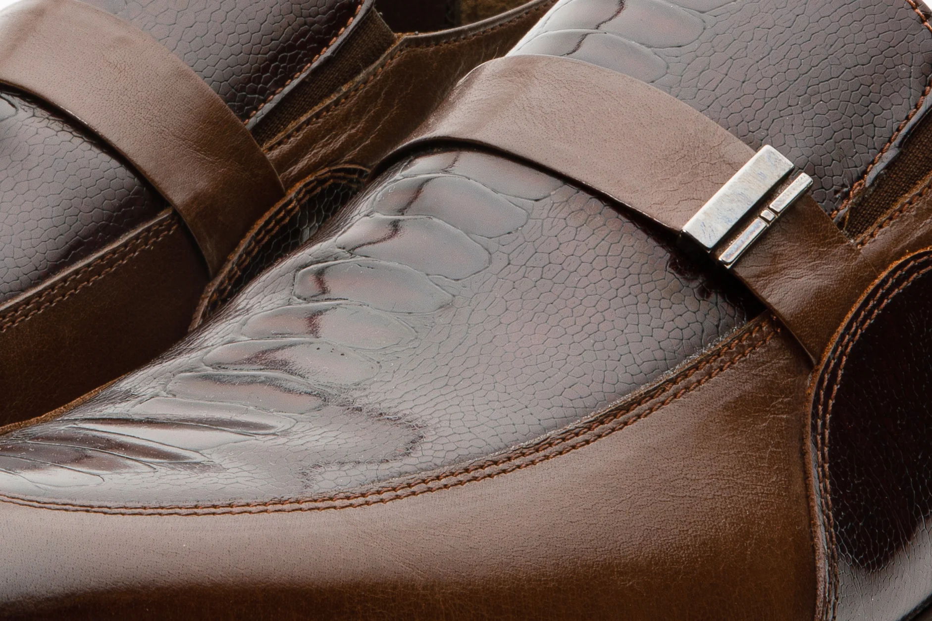 The Kazablanka Brown Leather Bit Loafer Men  Shoe - Image 5