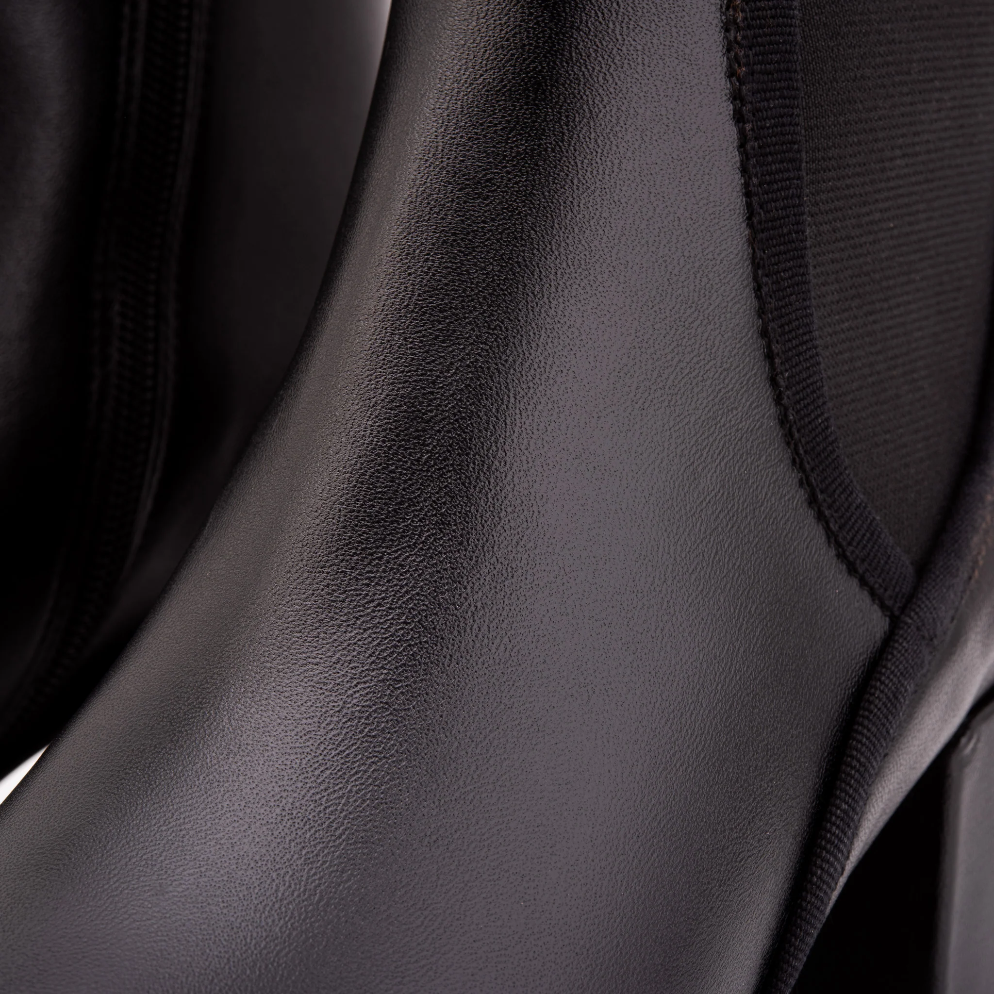 The Kensington Black Leather Block Heel Women’s Mid-Calf Boot - Image 3
