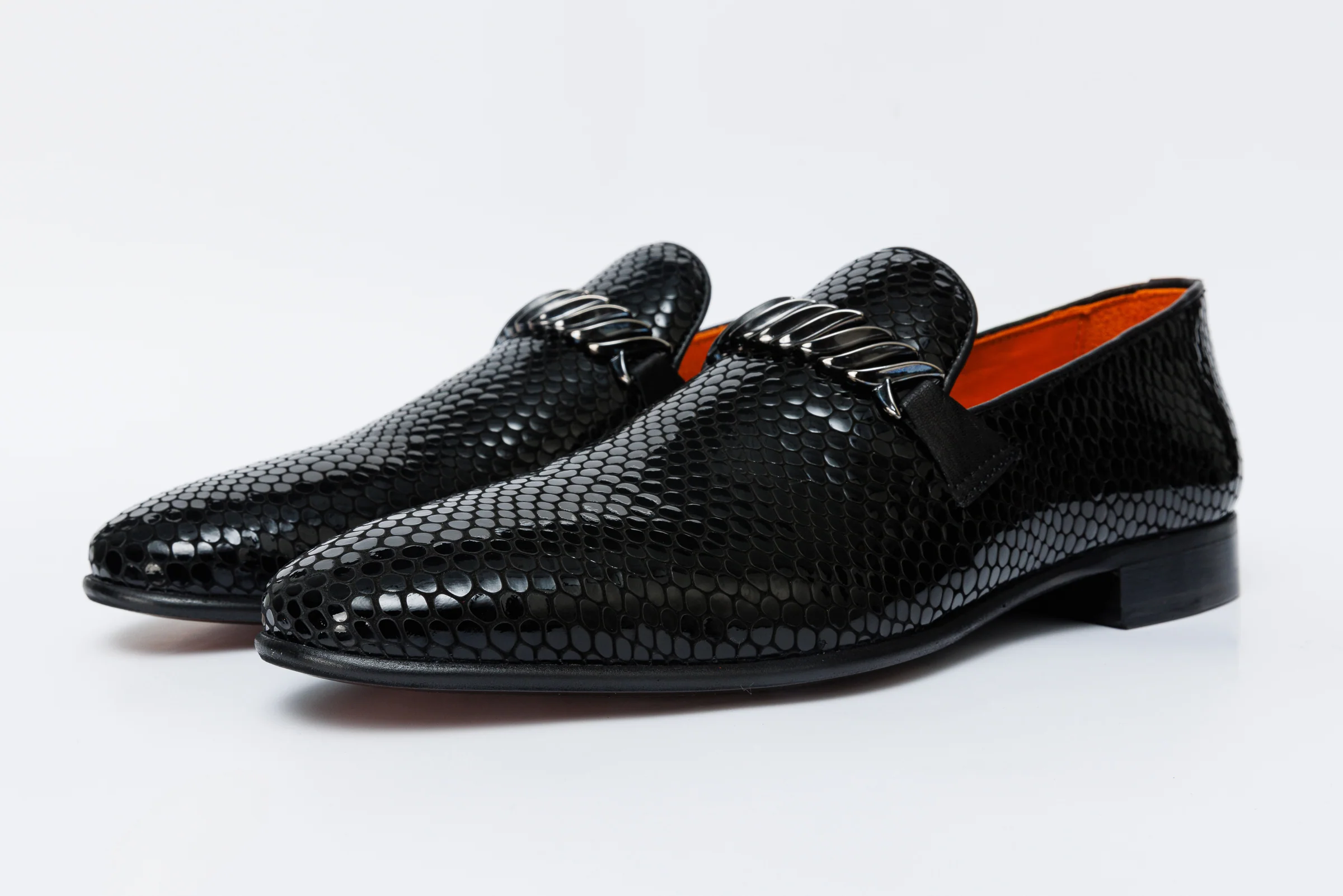 The King Black Bit Dress Loafer Men Shoe - Image 2