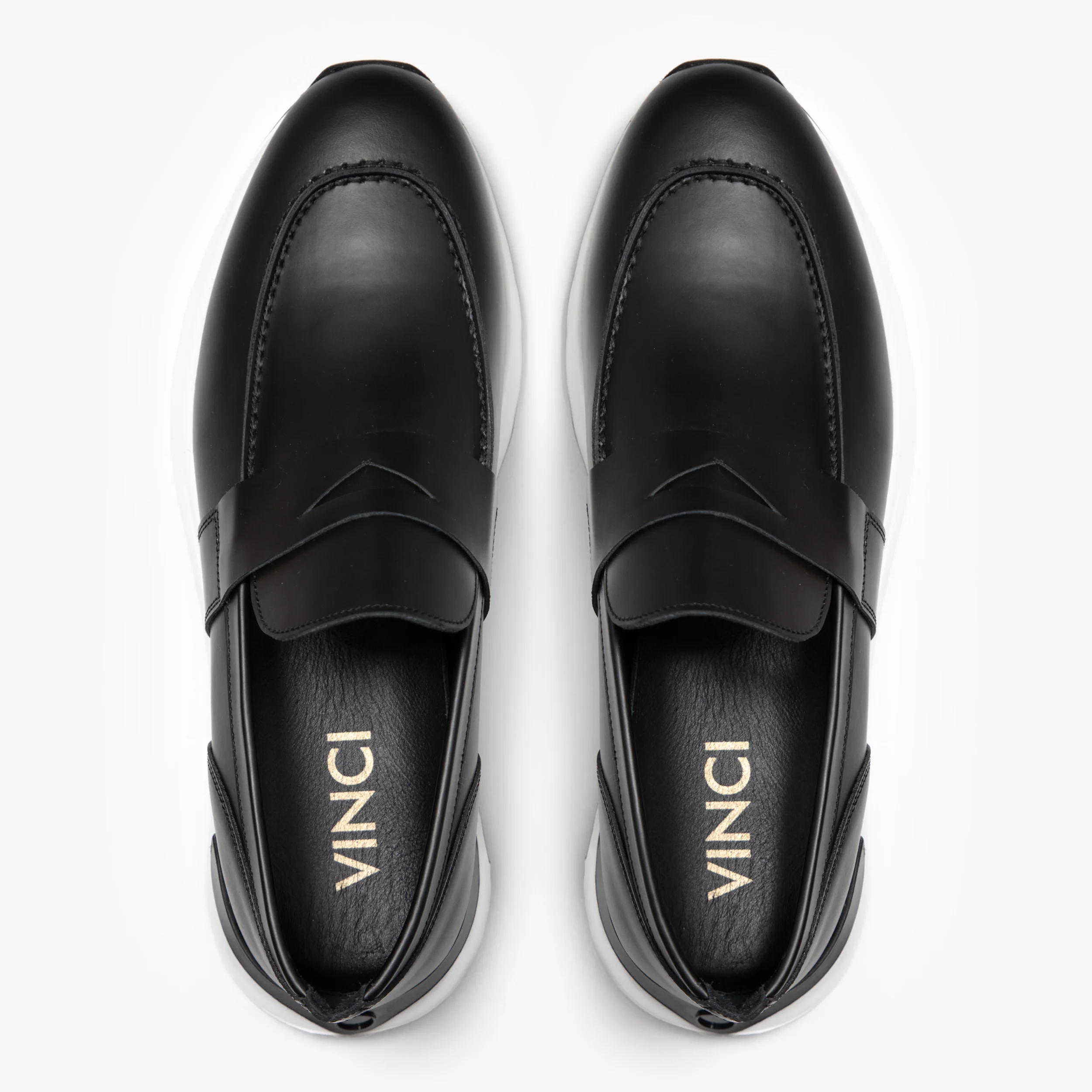 The Lara Black Leather Men Sneaker - Image 3