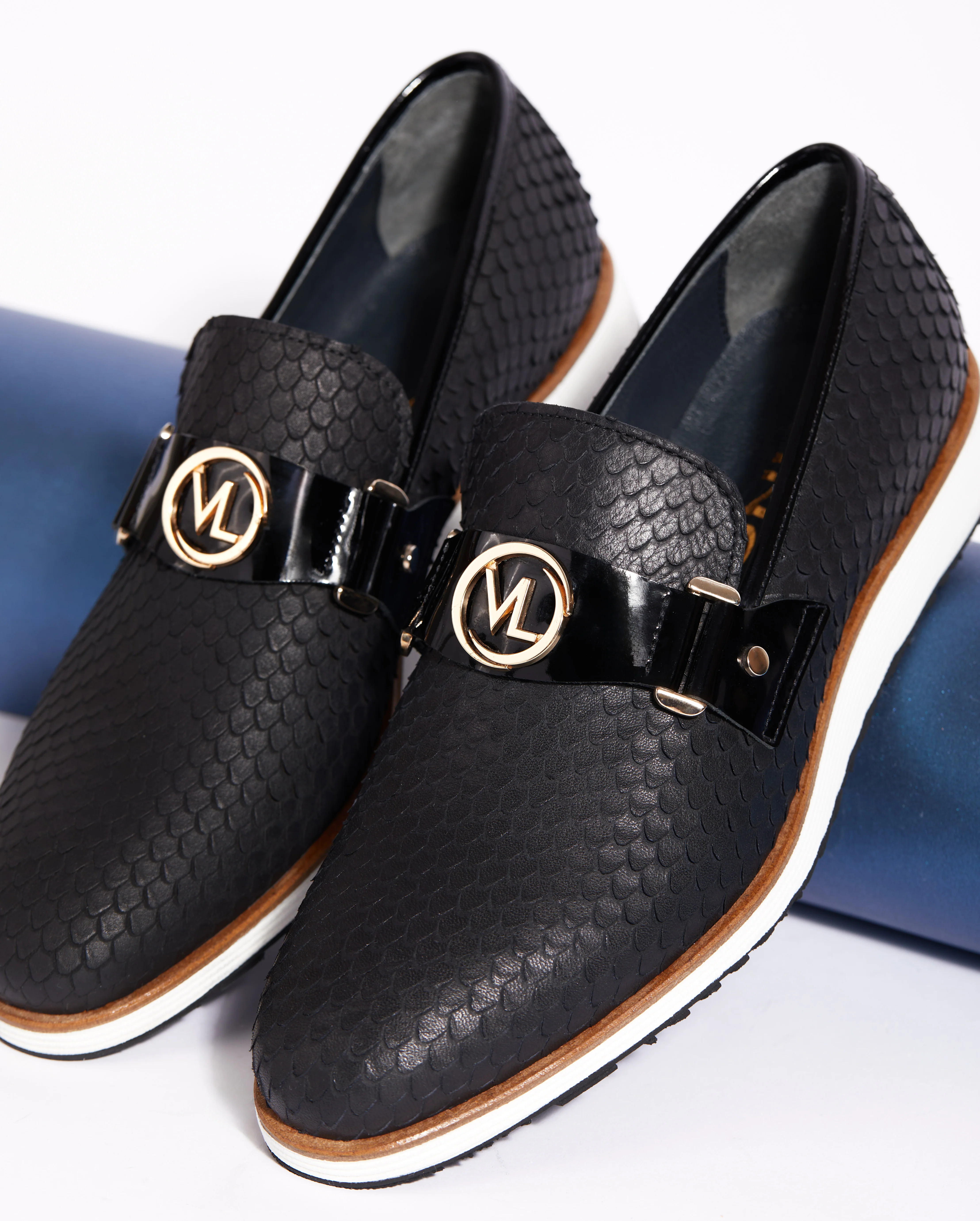 The Legacy Black Leather Men Casual Loafer Shoe - Image 10