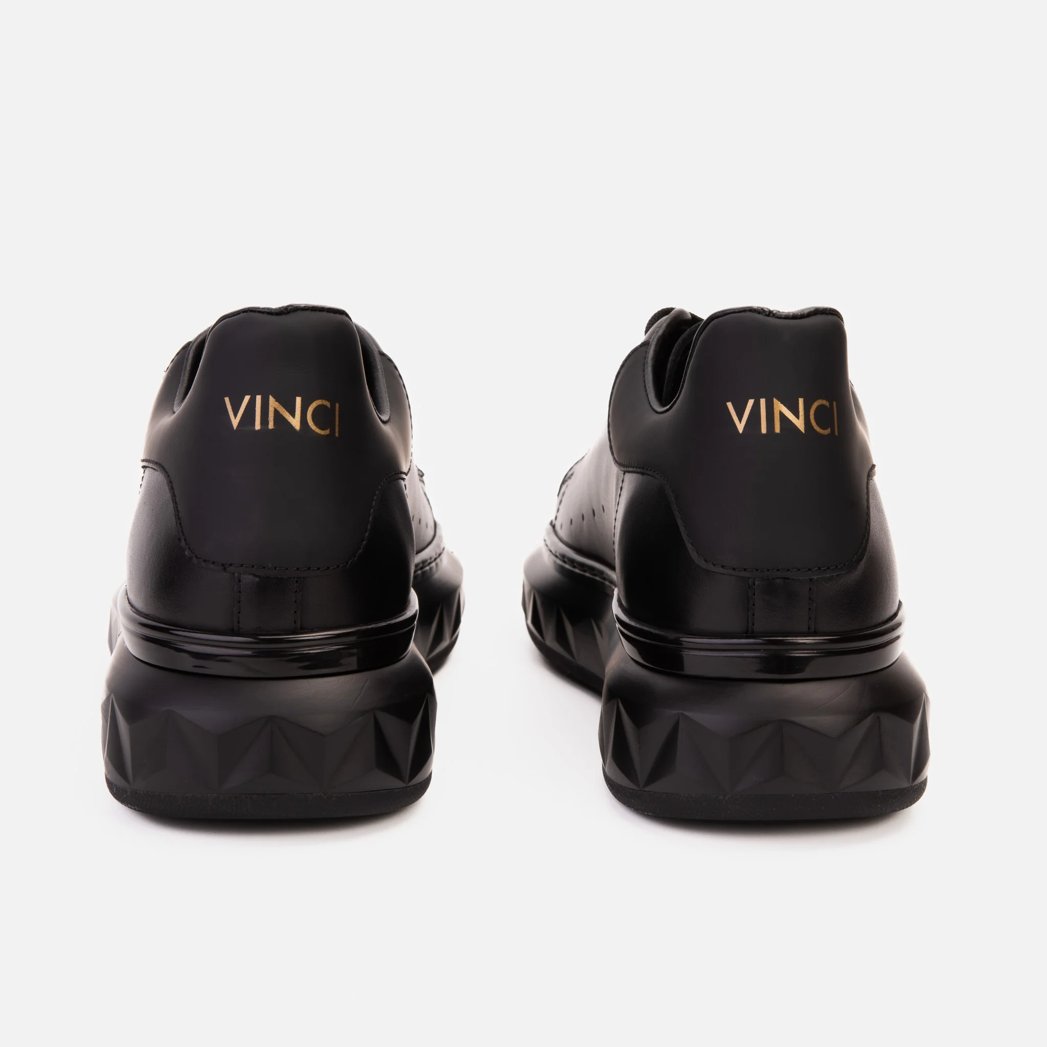 The Linq Black Leather Men Sneaker - Image 8