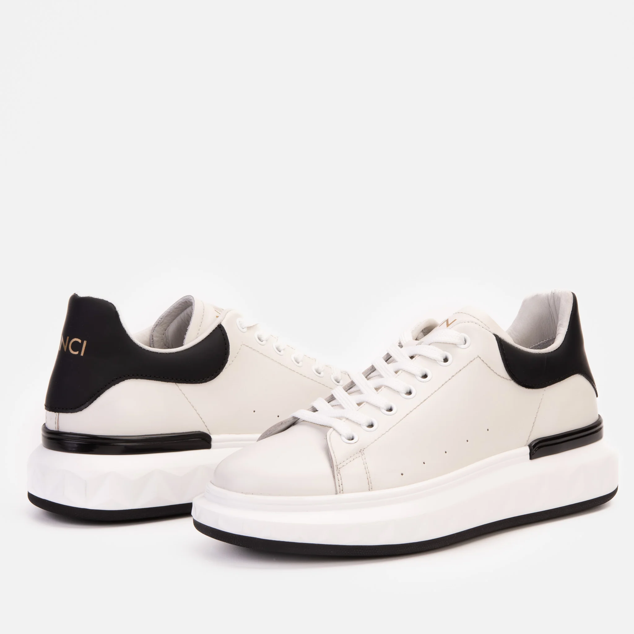 The Linq White Leather Men Sneaker - Image 6