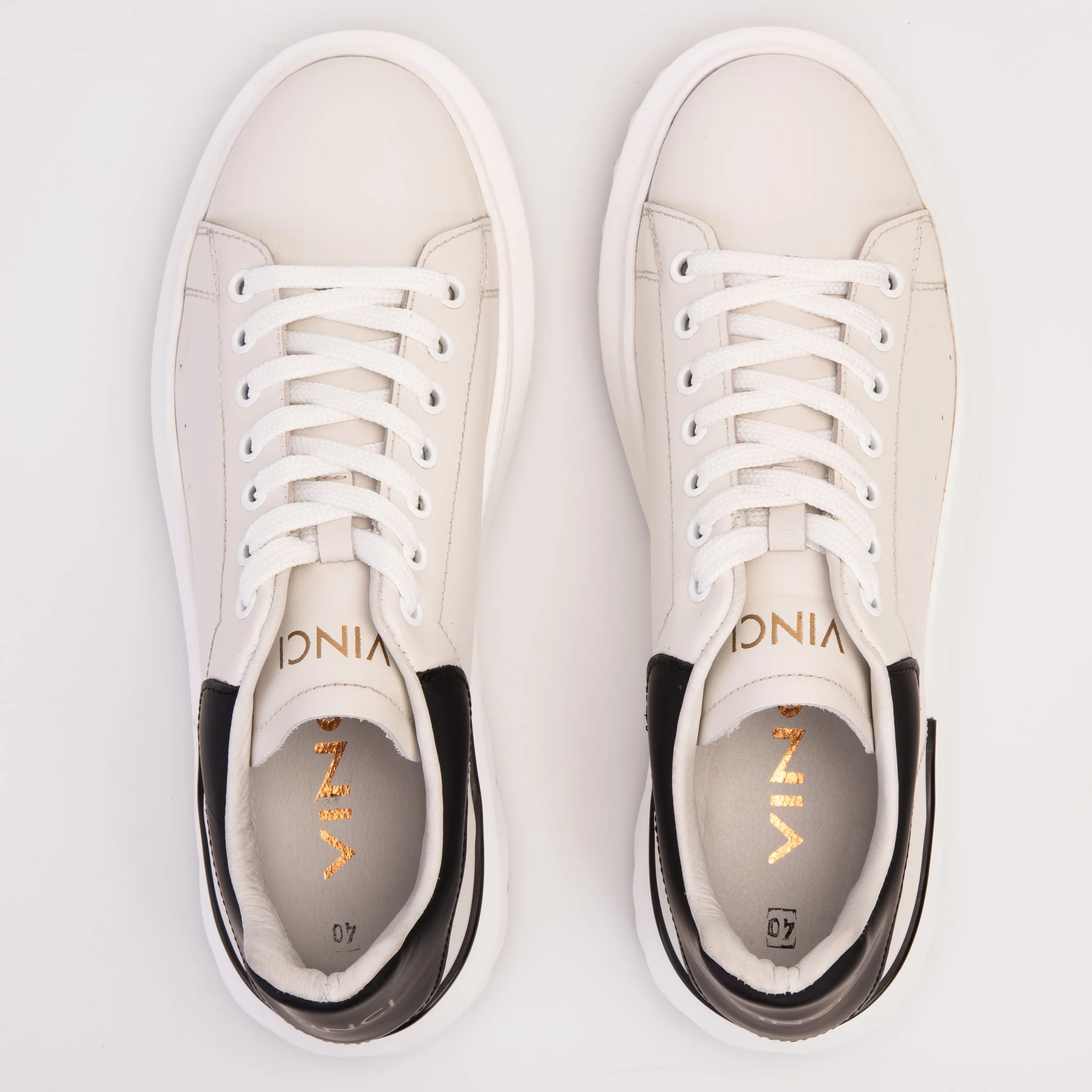 The Linq White Leather Men Sneaker - Image 8