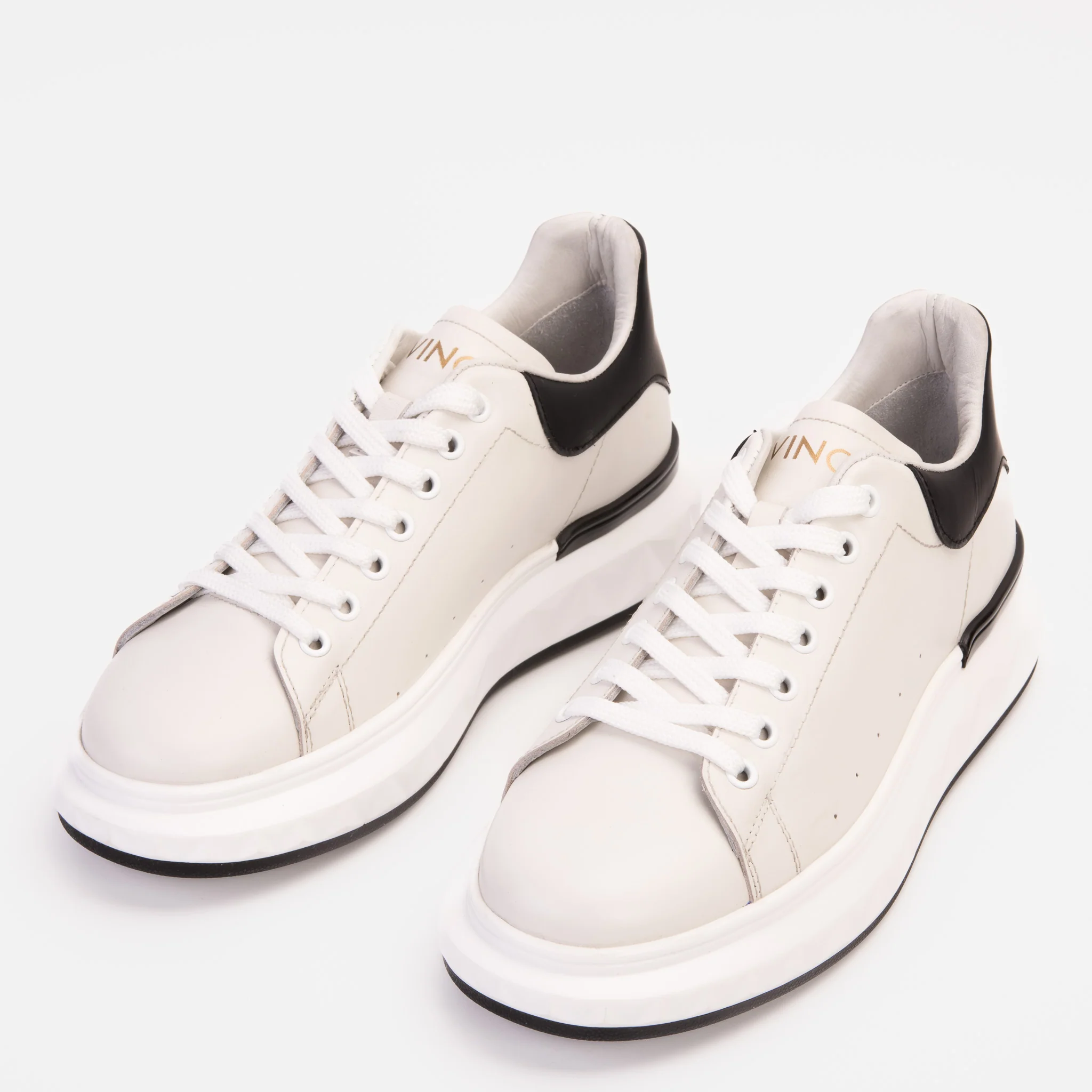 The Linq White Leather Men Sneaker - Image 9