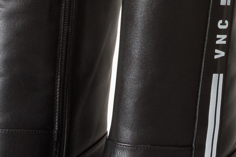 The Loretto Black Leather Block Heel Mid Calf Women Boot - Image 5