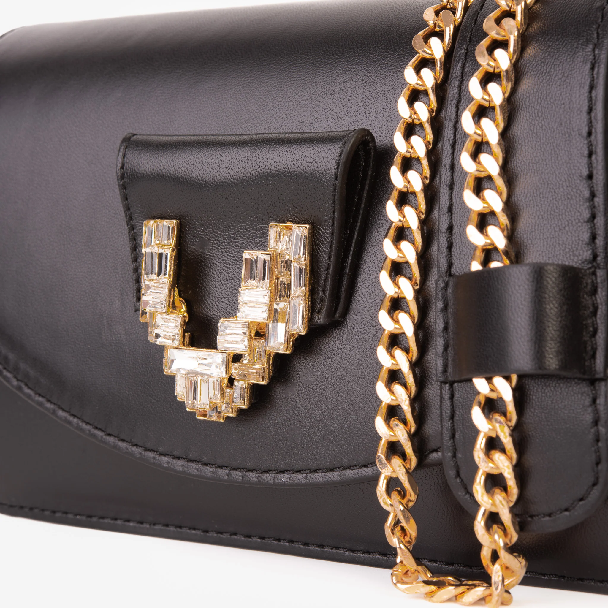 The Love Black Leather Handbag - Image 4
