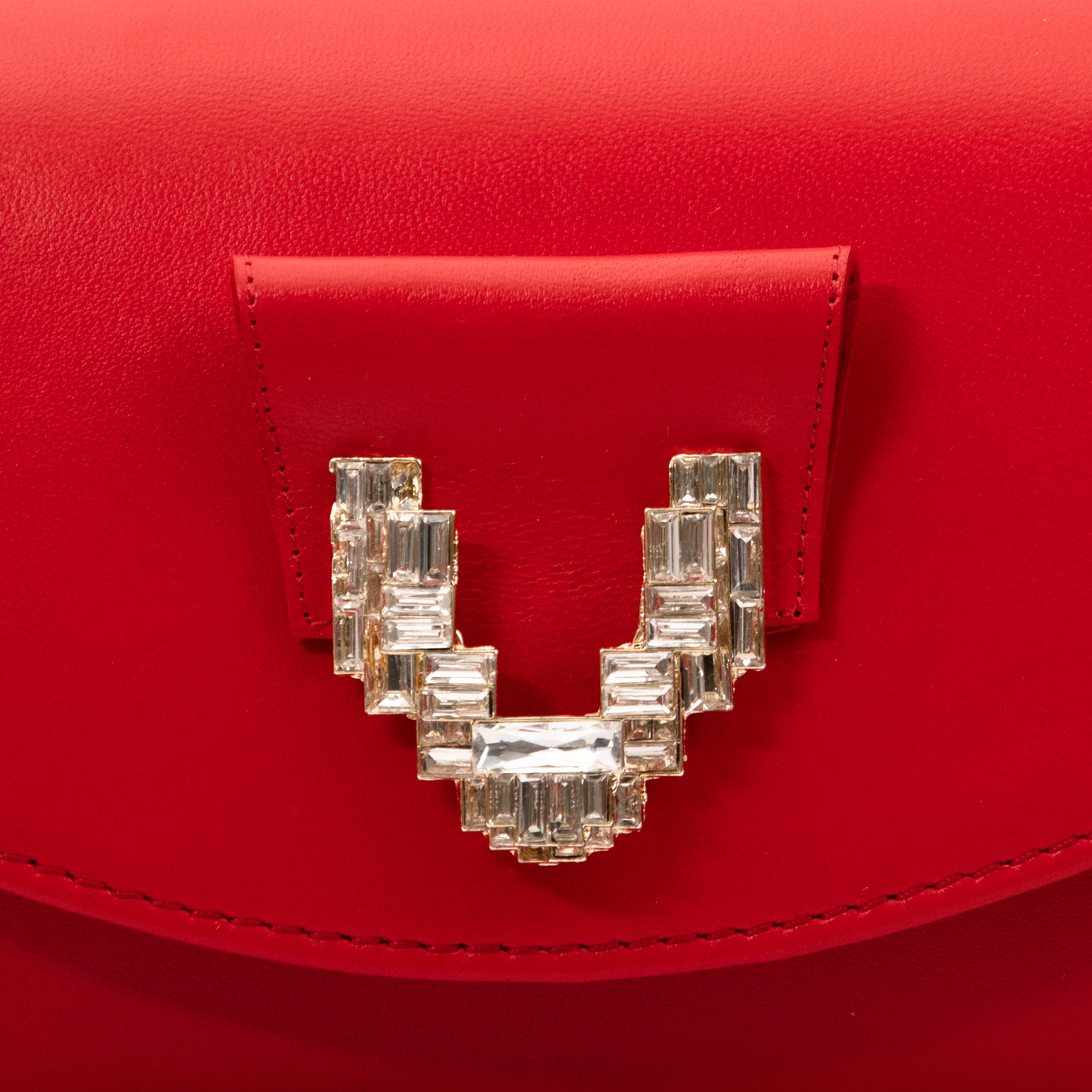 The Love Red Leather Handbag - Image 3