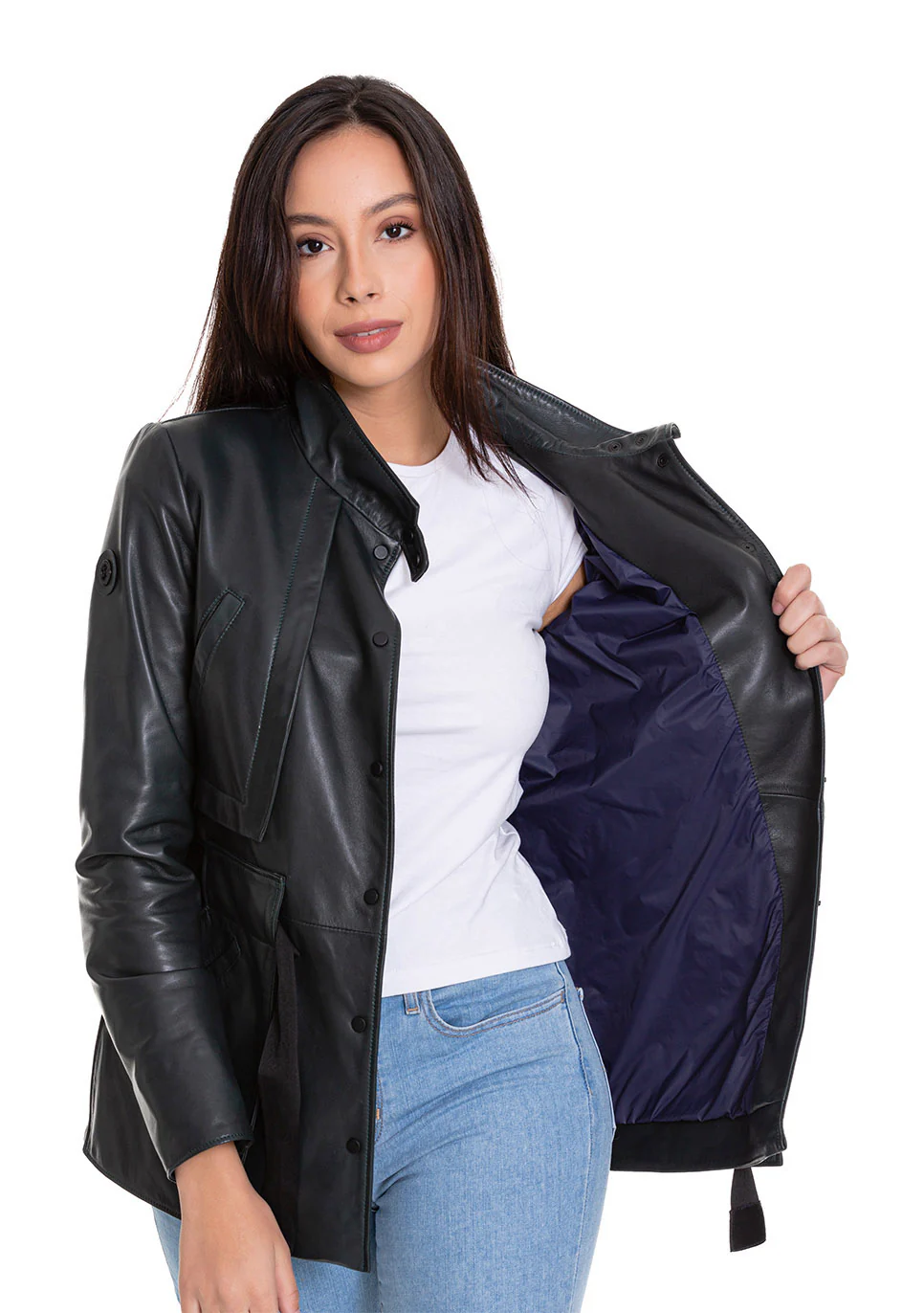 The Luque Leather Women Jacket - Image 2