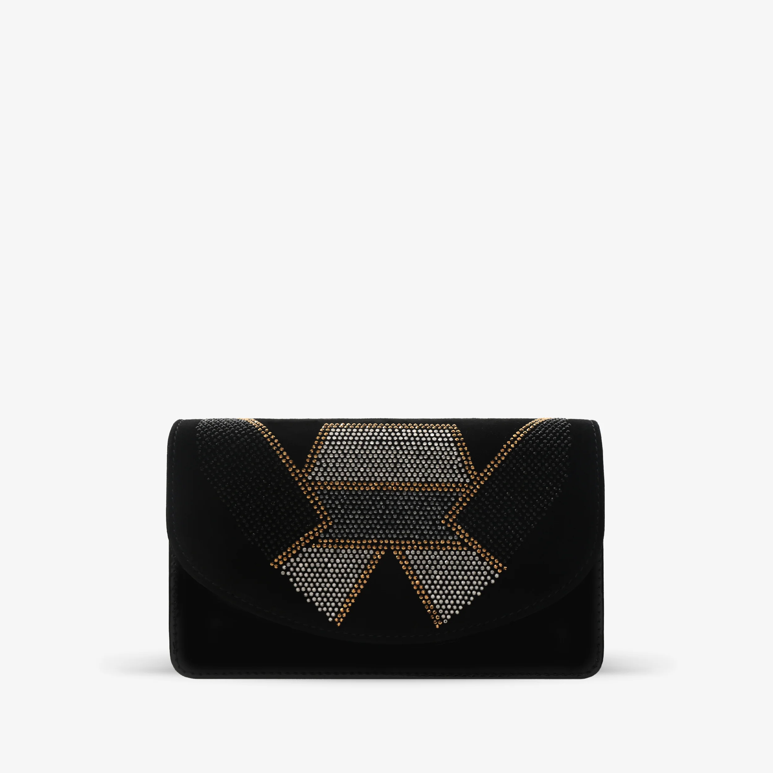 The Magnolia Black Glitter Leather Handbag - Image 5