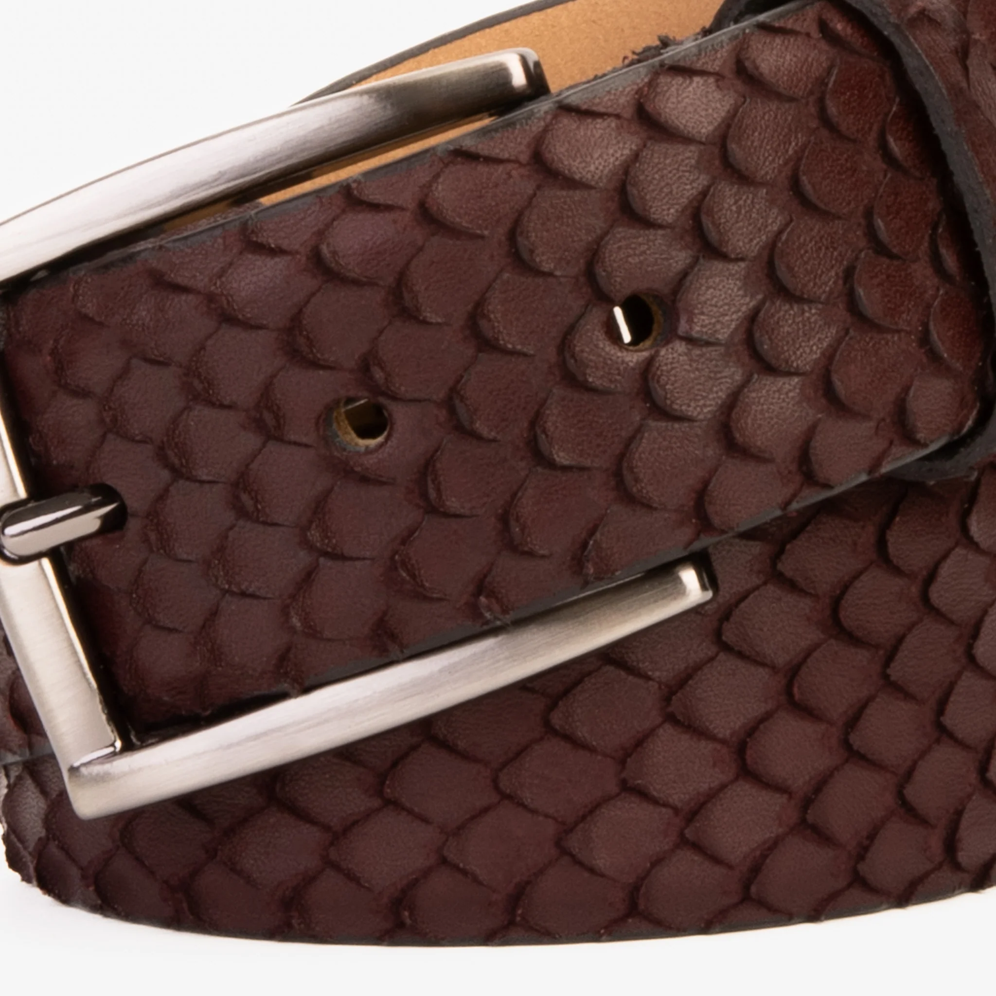 The Majesty Burgundy Leather Belt - Image 2