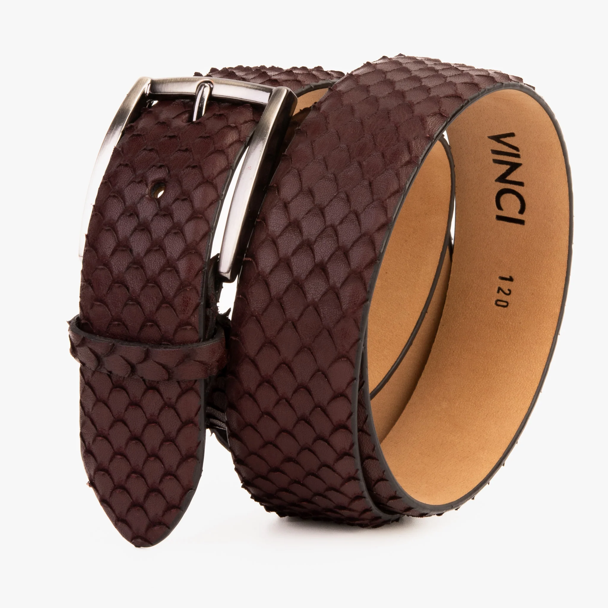 The Majesty Burgundy Leather Belt - Image 6