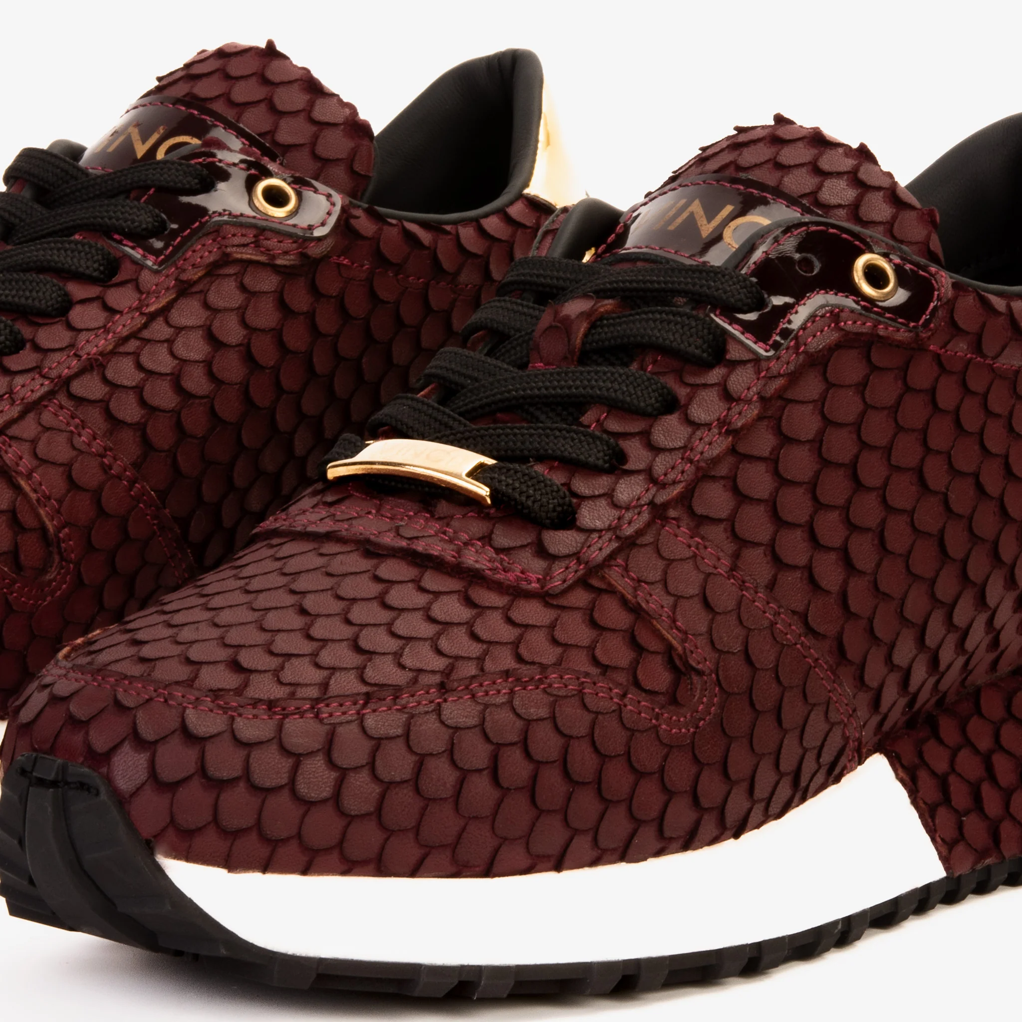 The Majesty Burgundy Leather Men Sneaker - Image 5