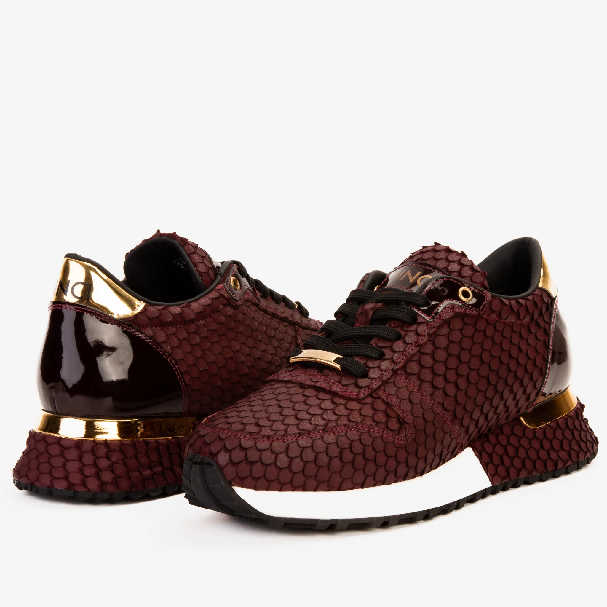 The Majesty Burgundy Leather Men Sneaker - Image 7