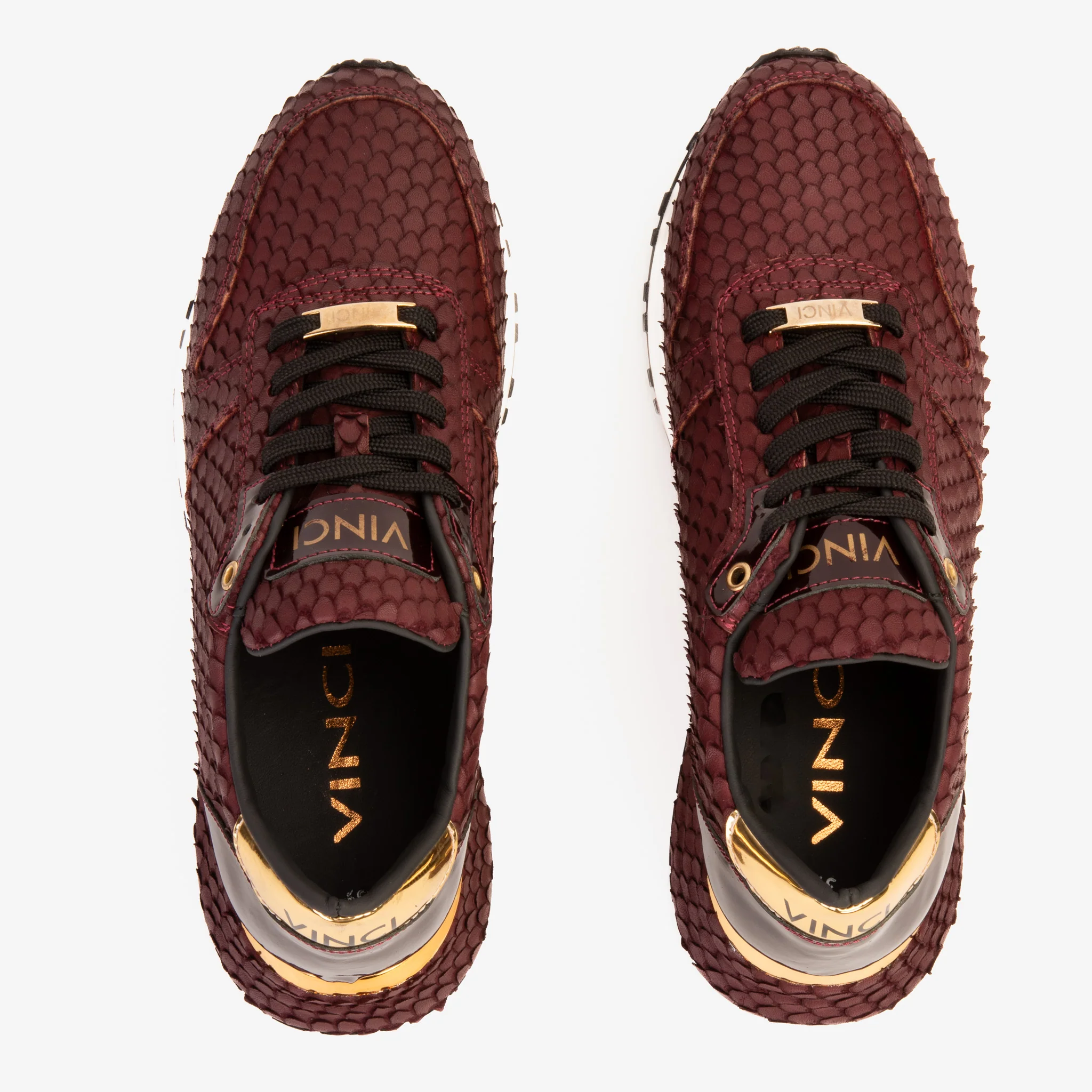The Majesty Burgundy Leather Men Sneaker - Image 9