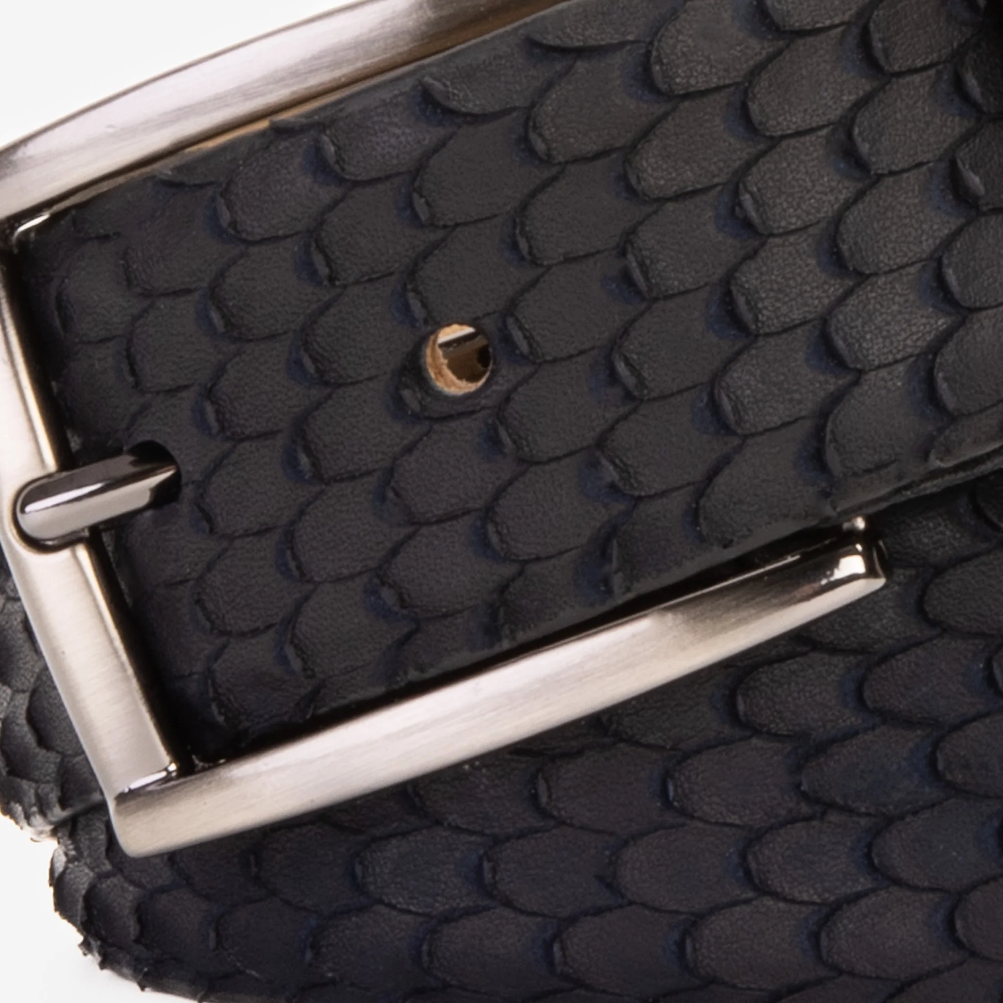 The Majesty Navy Blue Leather Belt - Image 2