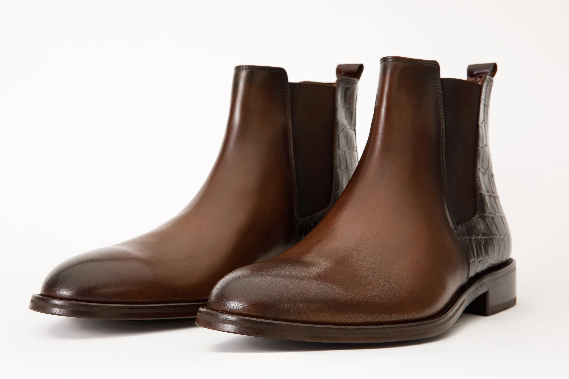 The Manby Brown Leather Chelsea Men Boot Final Sale! - Image 2