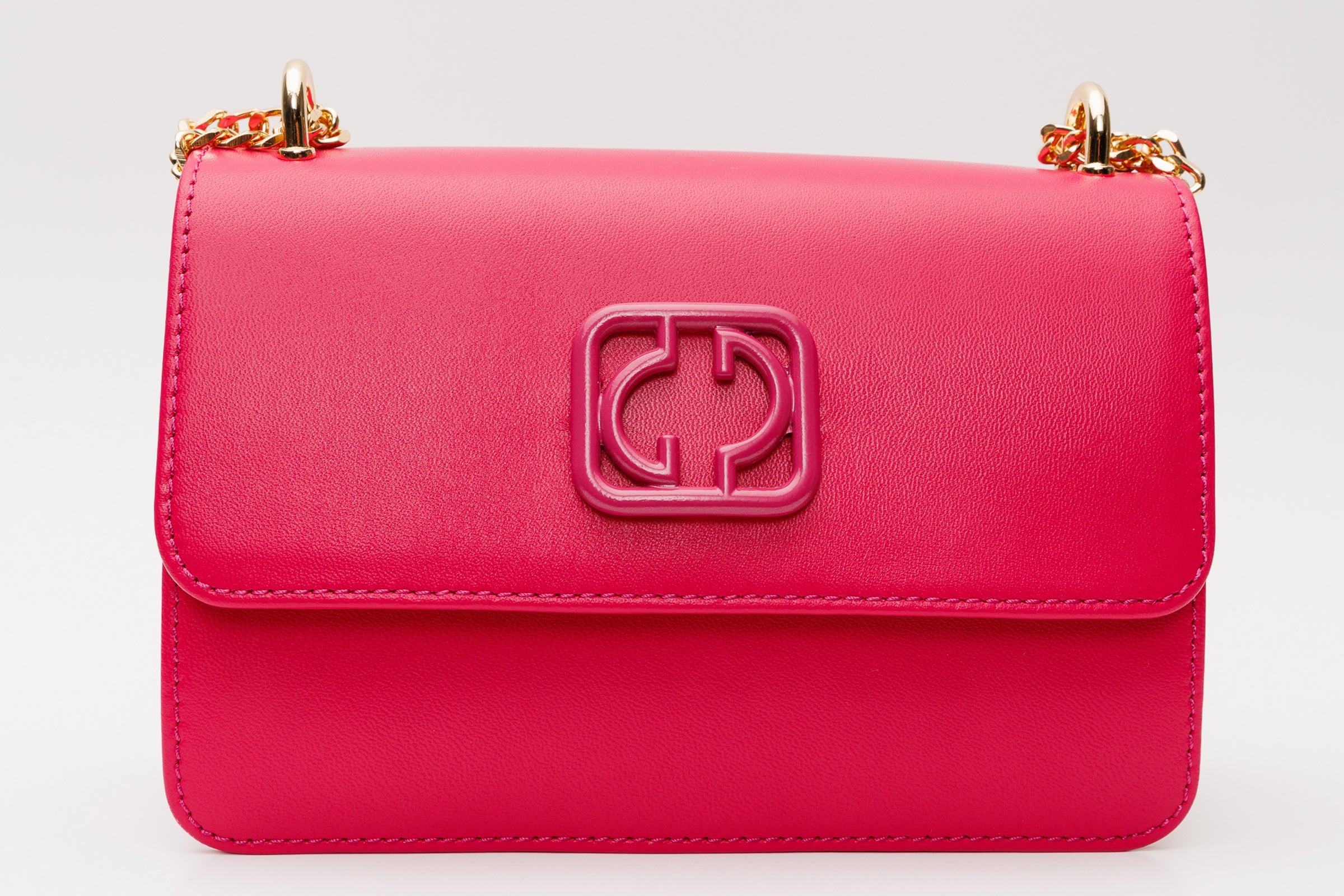 The Maneadero Fuchsia Leather Handbag - Image 2