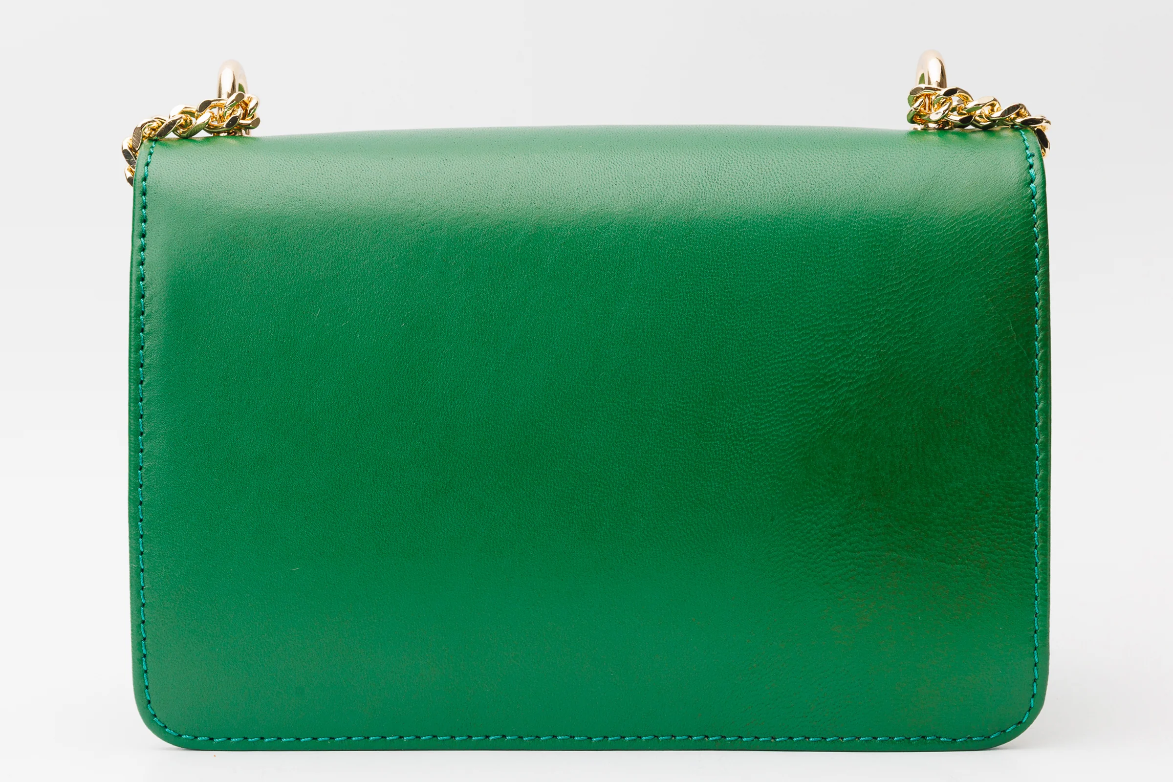 The Maneadero Green Leather Handbag - Image 4