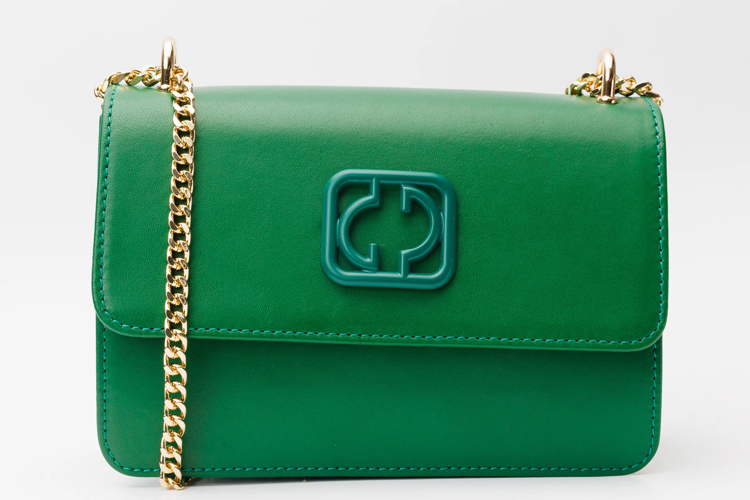 The Maneadero Green Leather Handbag - Image 5