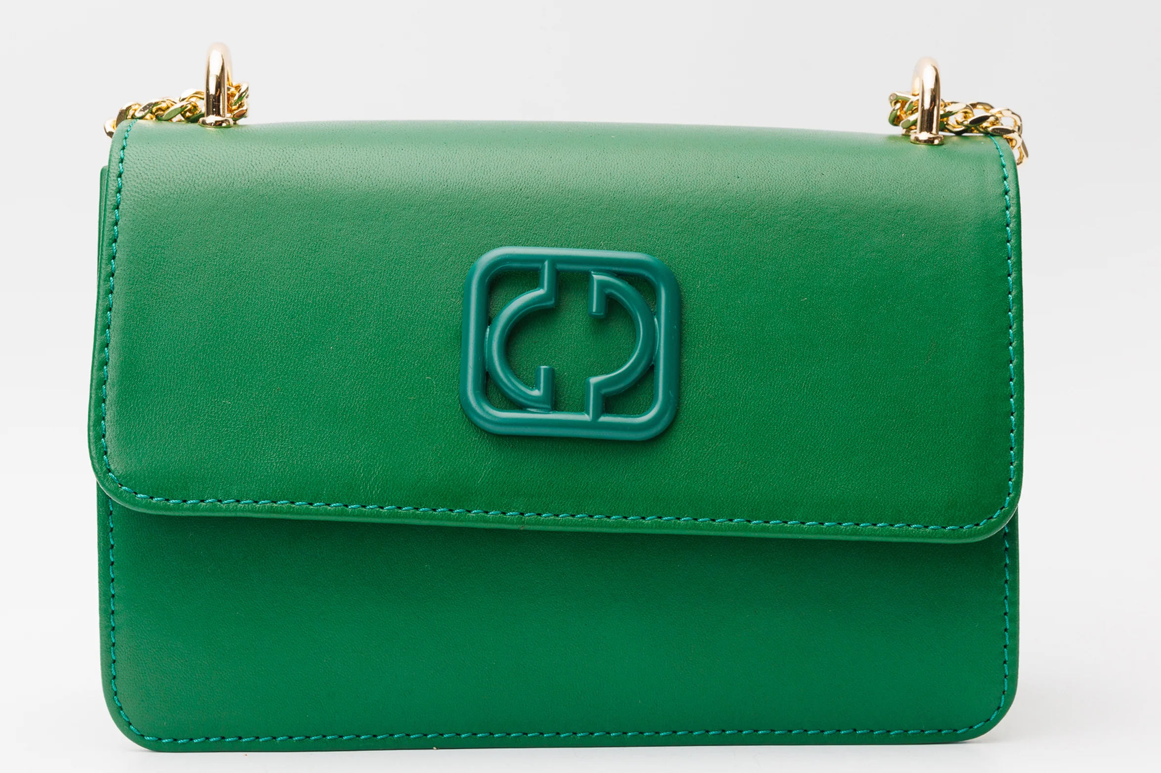 The Maneadero Green Leather Handbag - Image 6