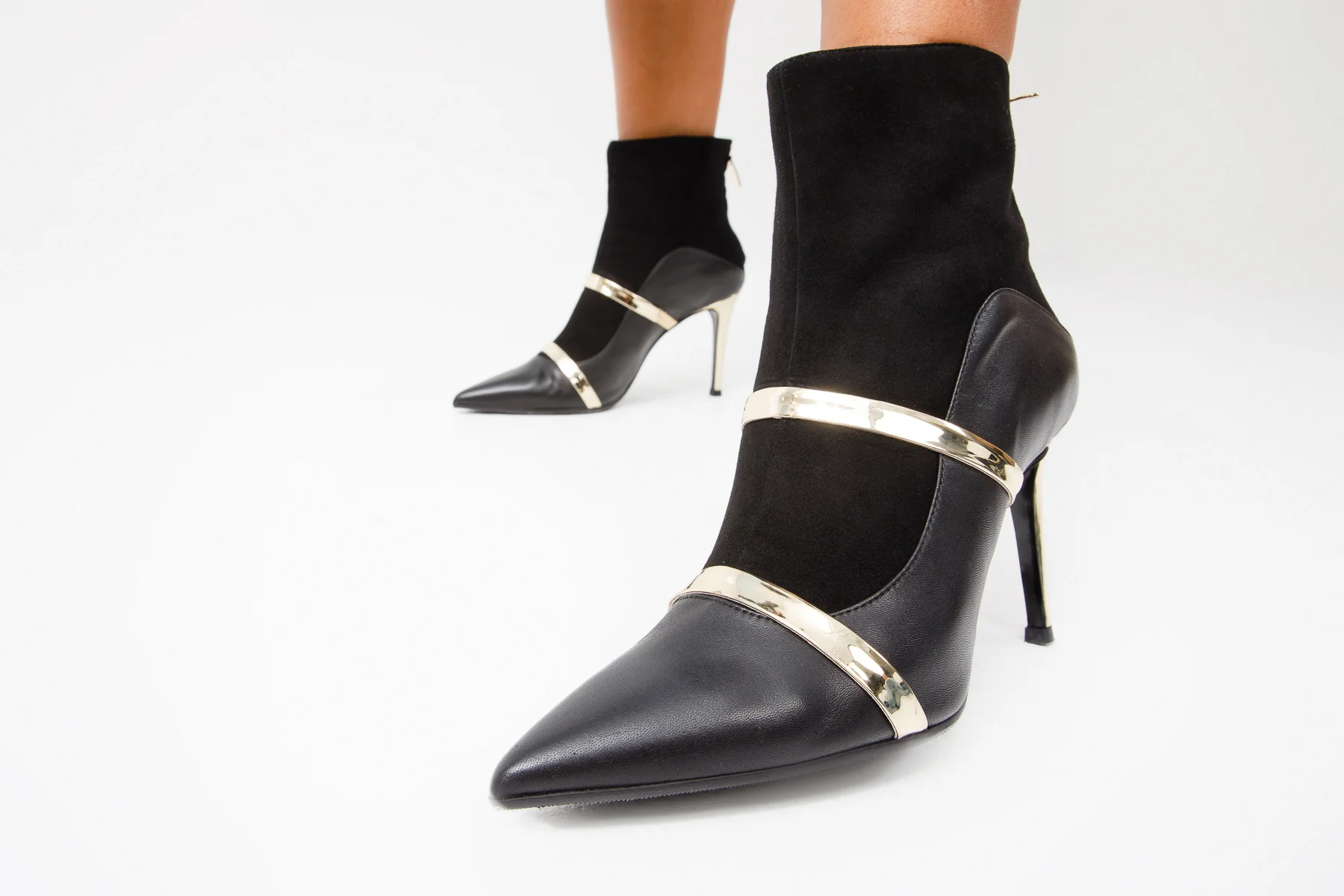 The Manila Black Leather Ankle Women Boot - Image 8