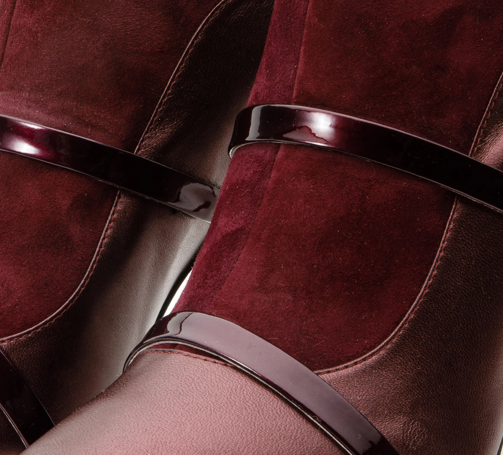 The Manila Burgundy Leather Ankle Women Boot - Image 4
