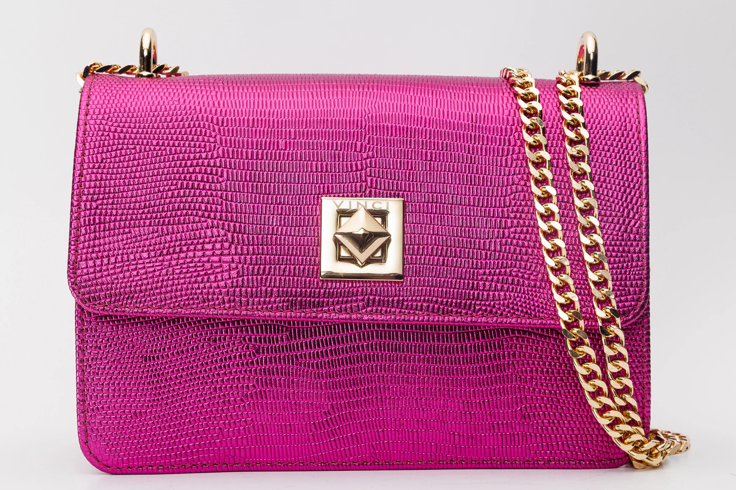 The Maple Fuchsia Leather Handbag - Image 2