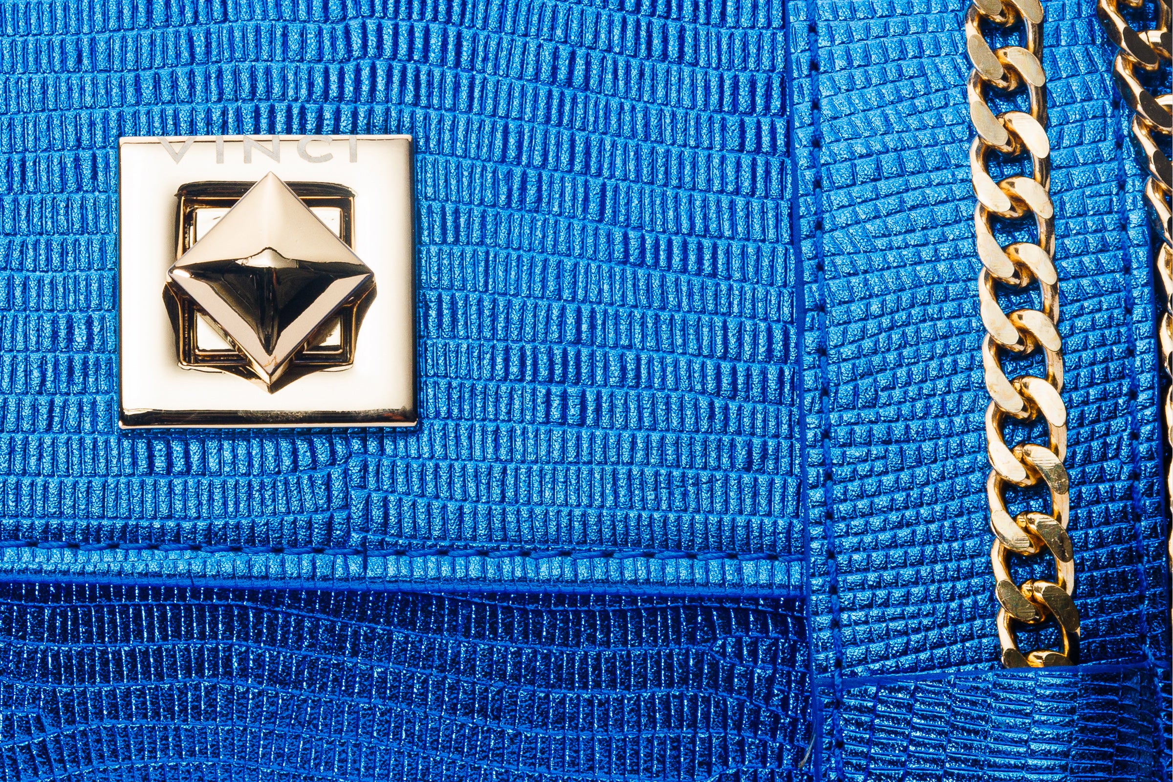 The Maple Sax Blue Leather Handbag - Image 3