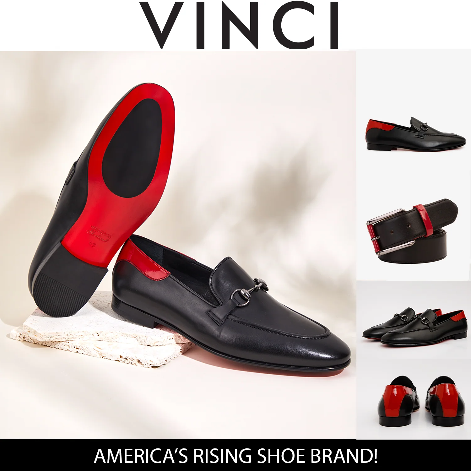The Maratea Black Leather shoe Bit Loafer Men  Shoe - Image 6