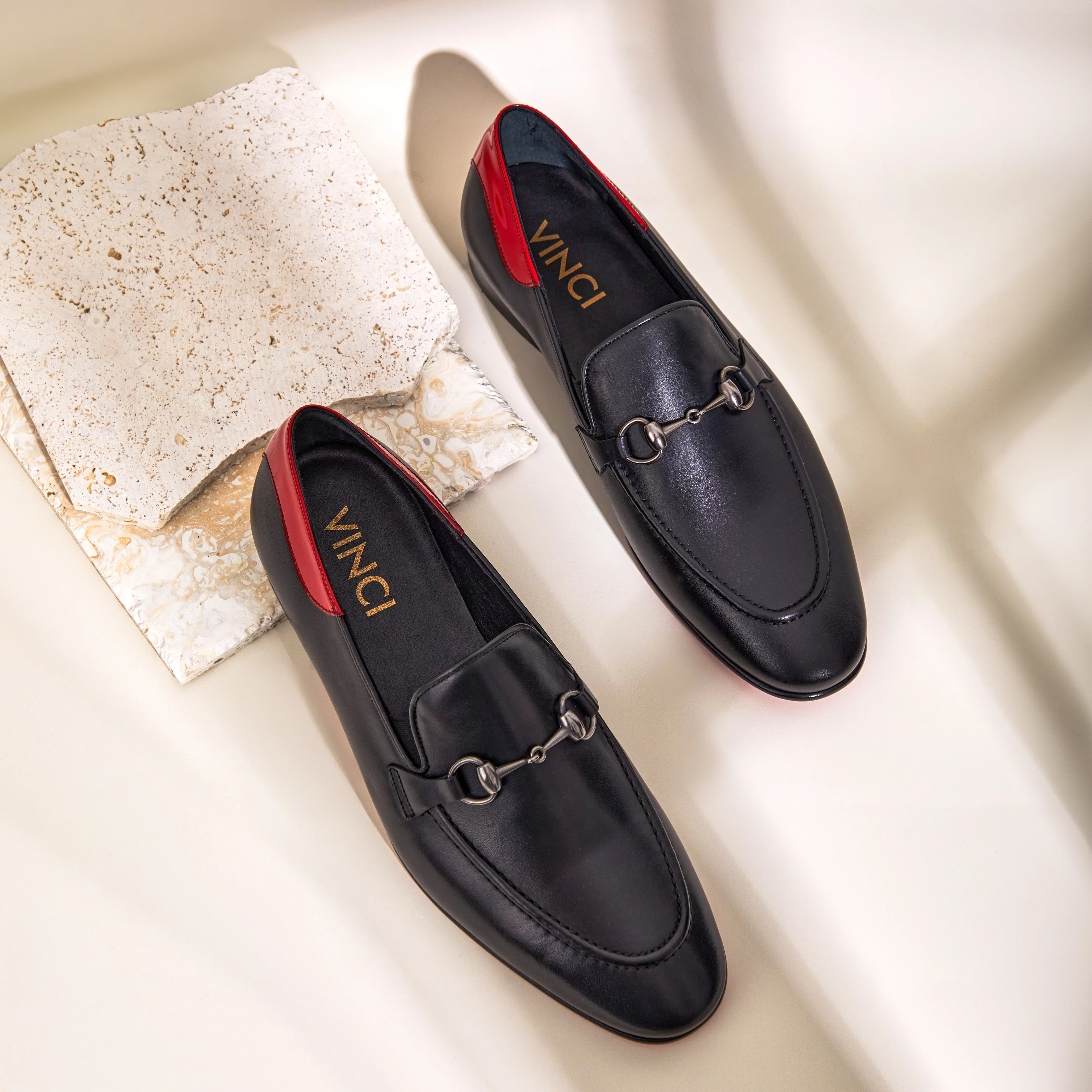 The Maratea Black Leather shoe Bit Loafer Men  Shoe - Image 7