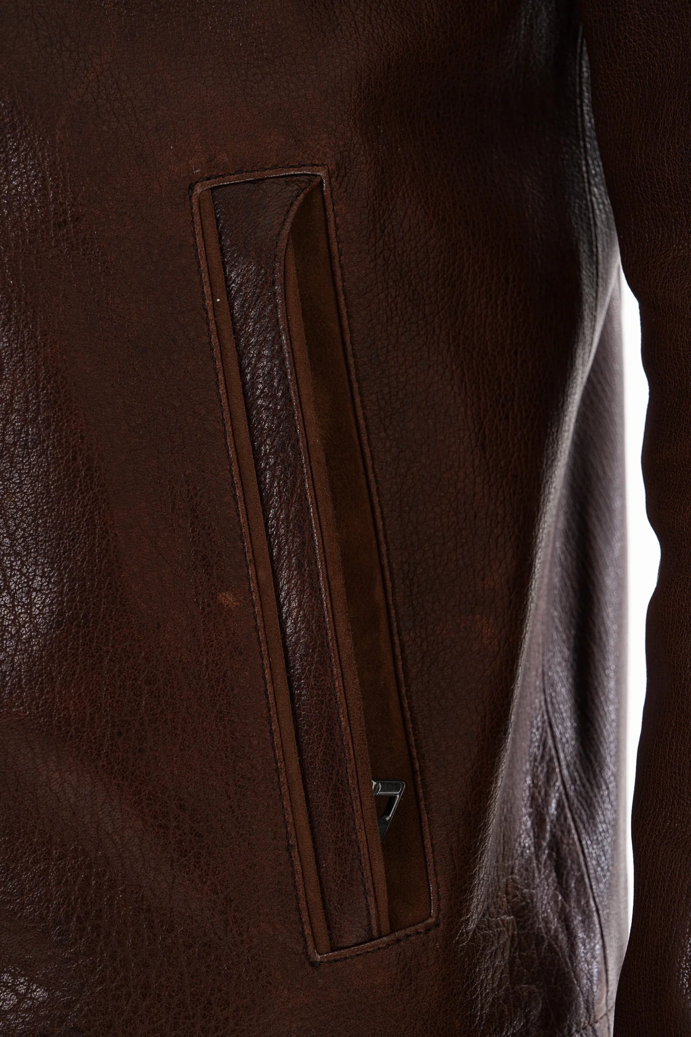The Marco Brown Leather Men Jacket - Image 5