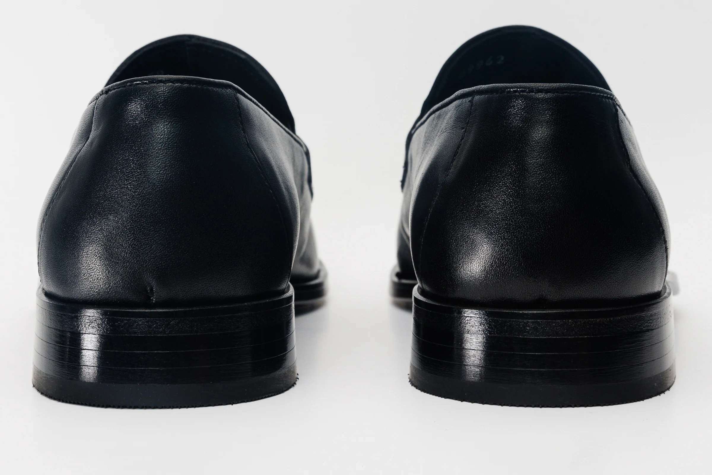 The Marinka Black Leather Shoe Penny Loafer Men Shoe - Image 5