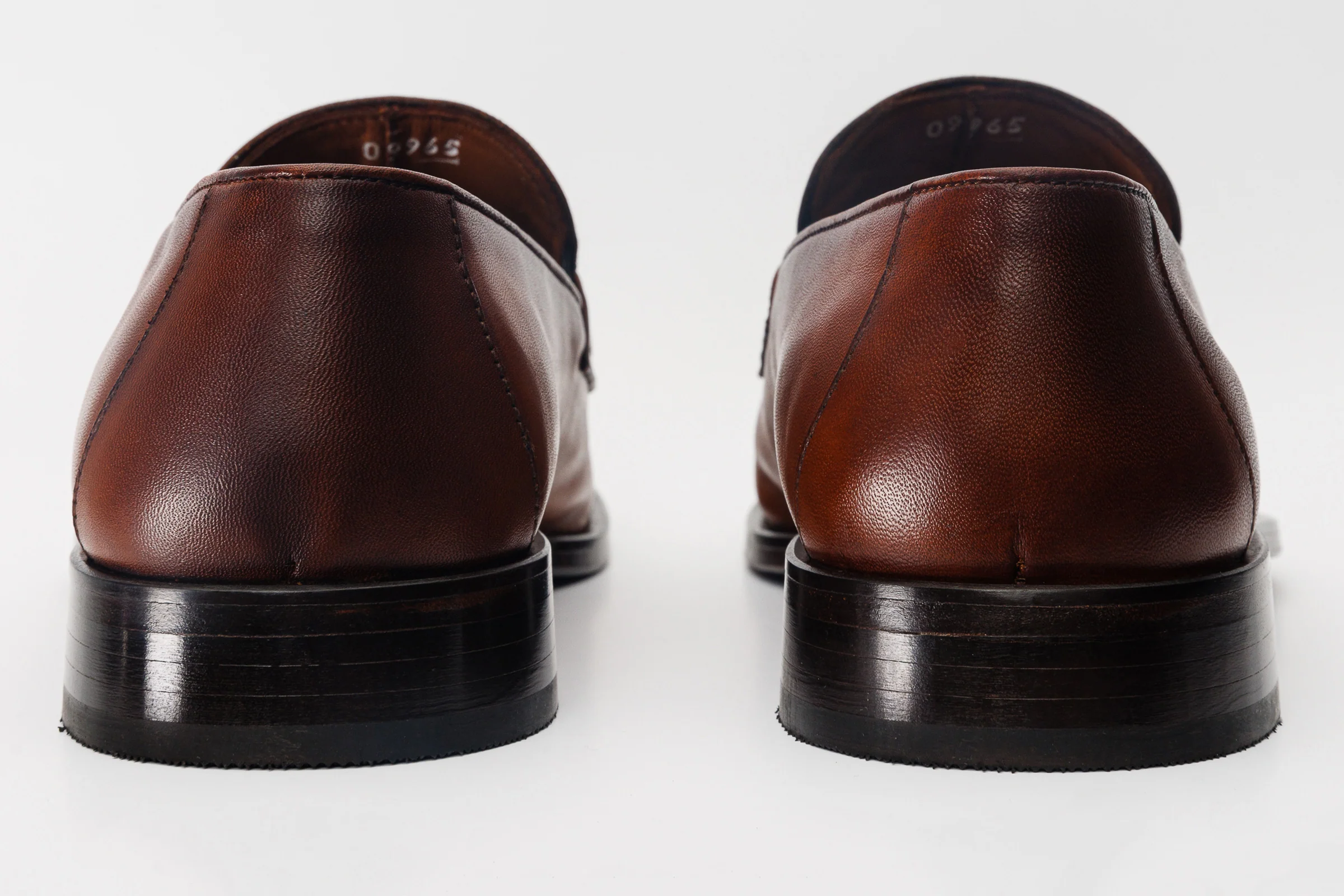 The Marinka Tan Leather Shoe Penny Loafer Men Shoe - Image 5