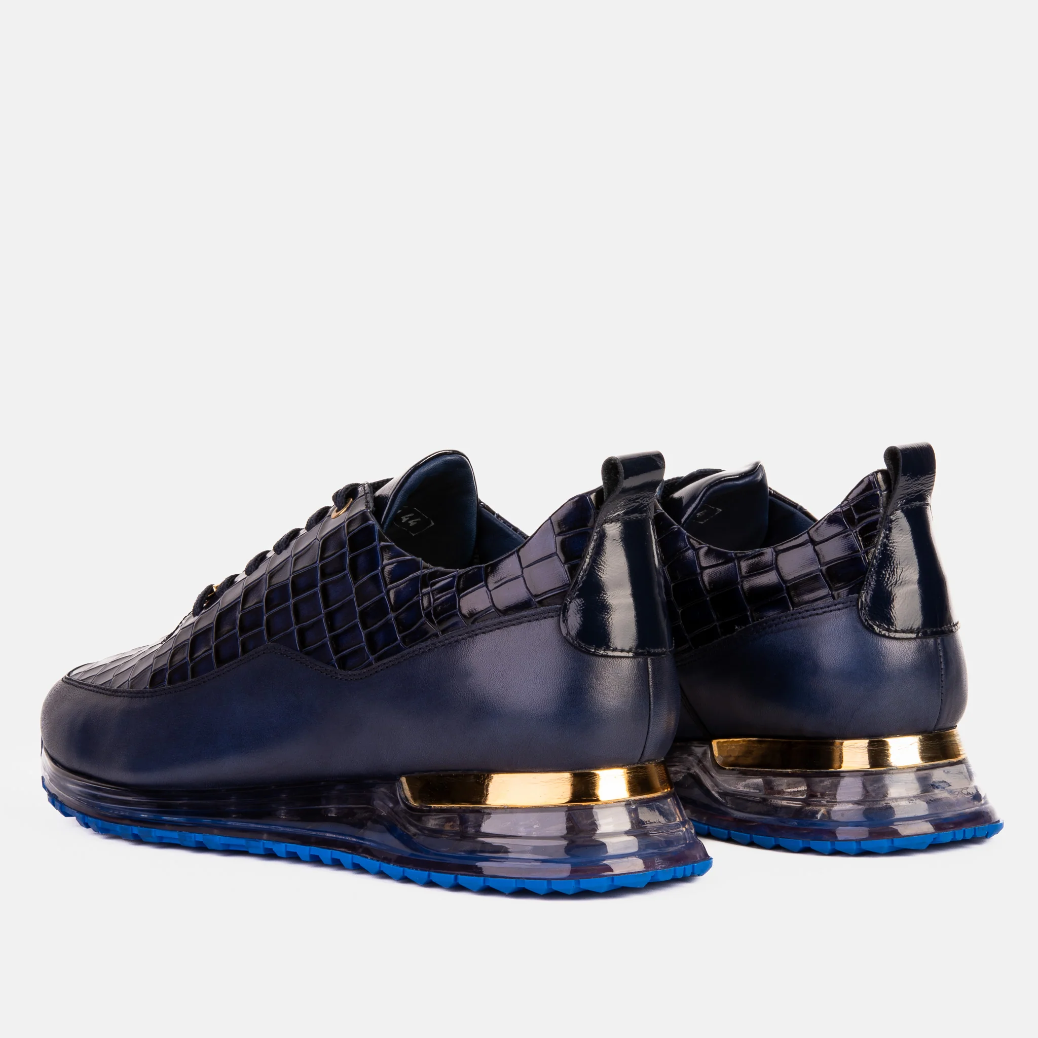 The Marseille Navy Blue Leather Men Sneaker - Image 6
