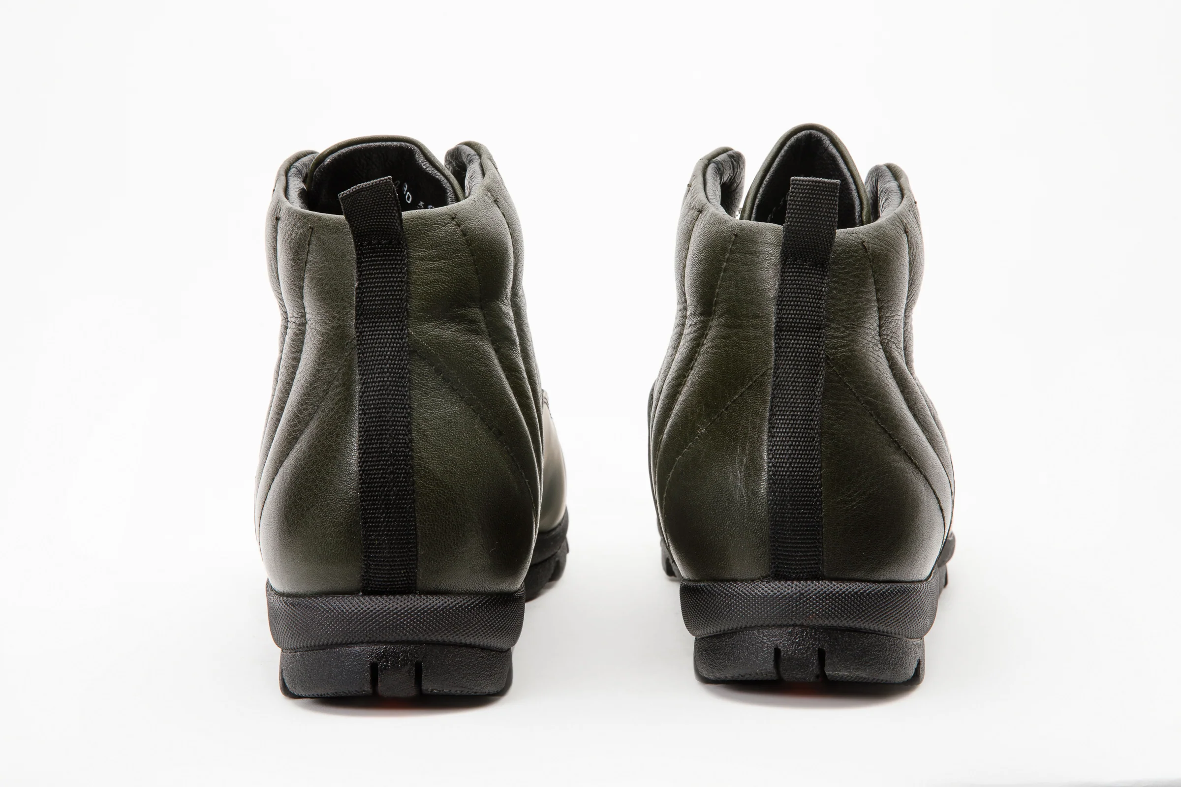 The Merter Green Leather Casual Lace-Up Men Boot Final Sale! - Image 4