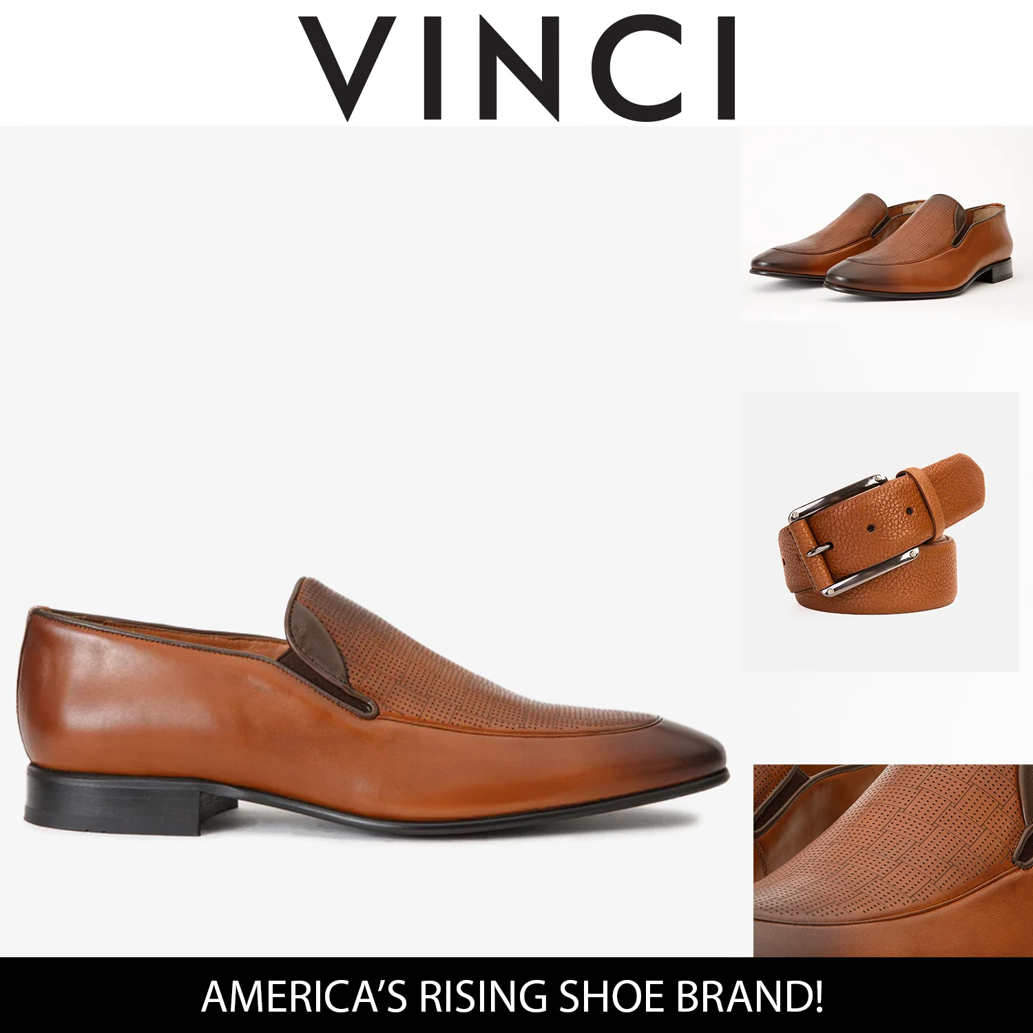 The Migues Tan Leather Loafer Men Shoe - Image 3