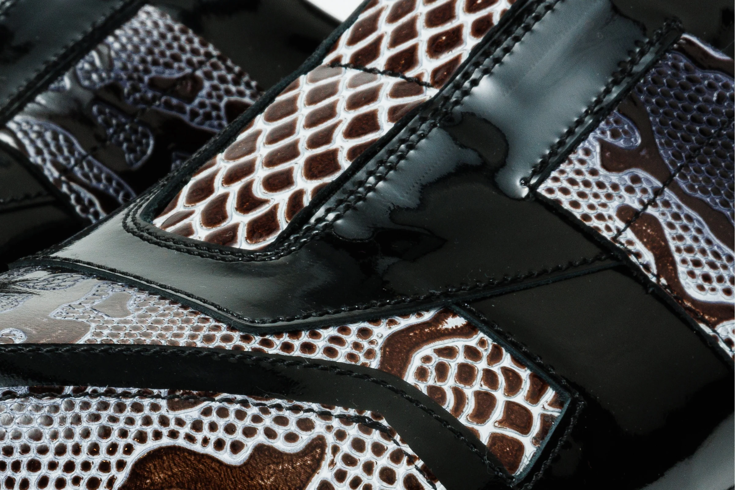 The Milano Snk Black & White Leather Men Sneaker - Image 3