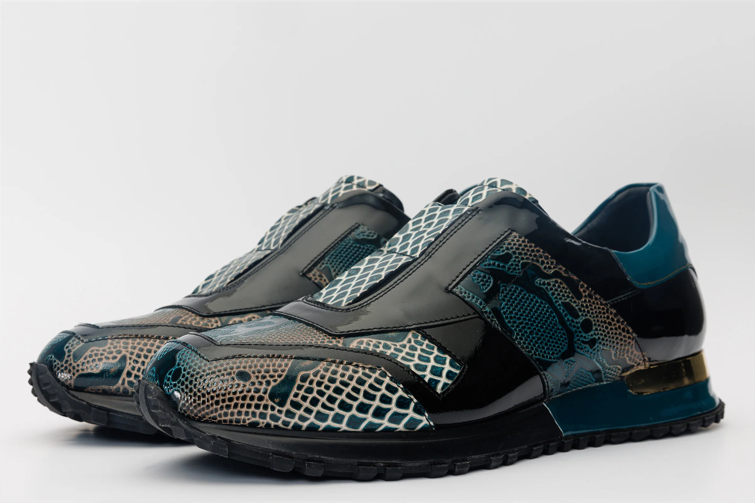 The Milano Snk Green Leather Men Sneaker - Image 2