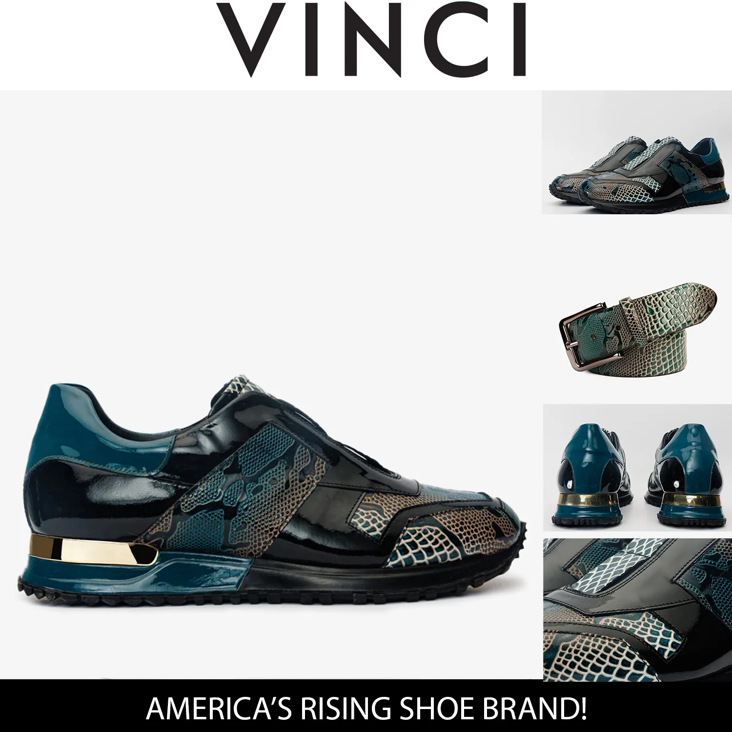 The Milano Snk Green Leather Men Sneaker - Image 5