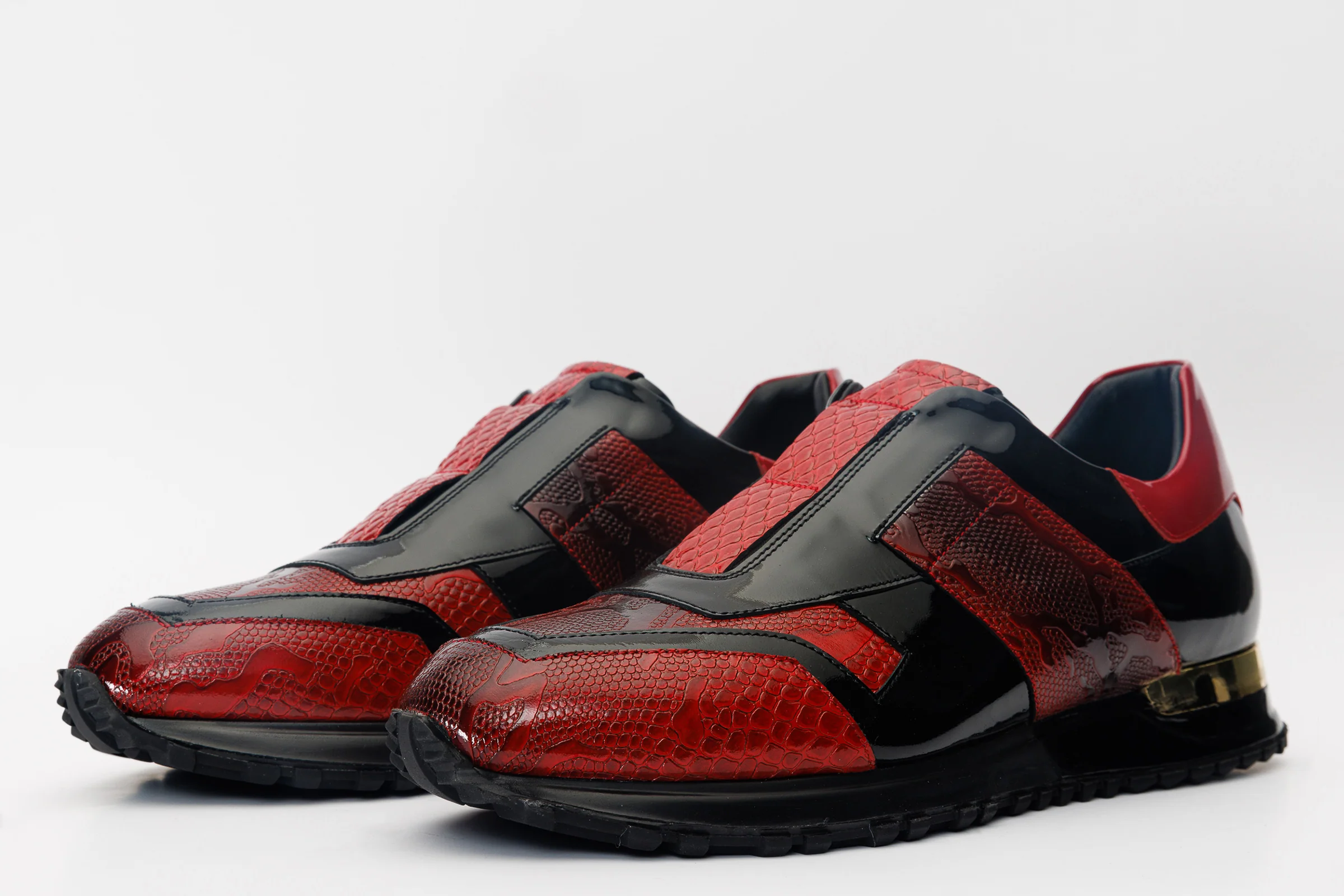 The Milano Snk Red Leather Men Sneaker - Image 2