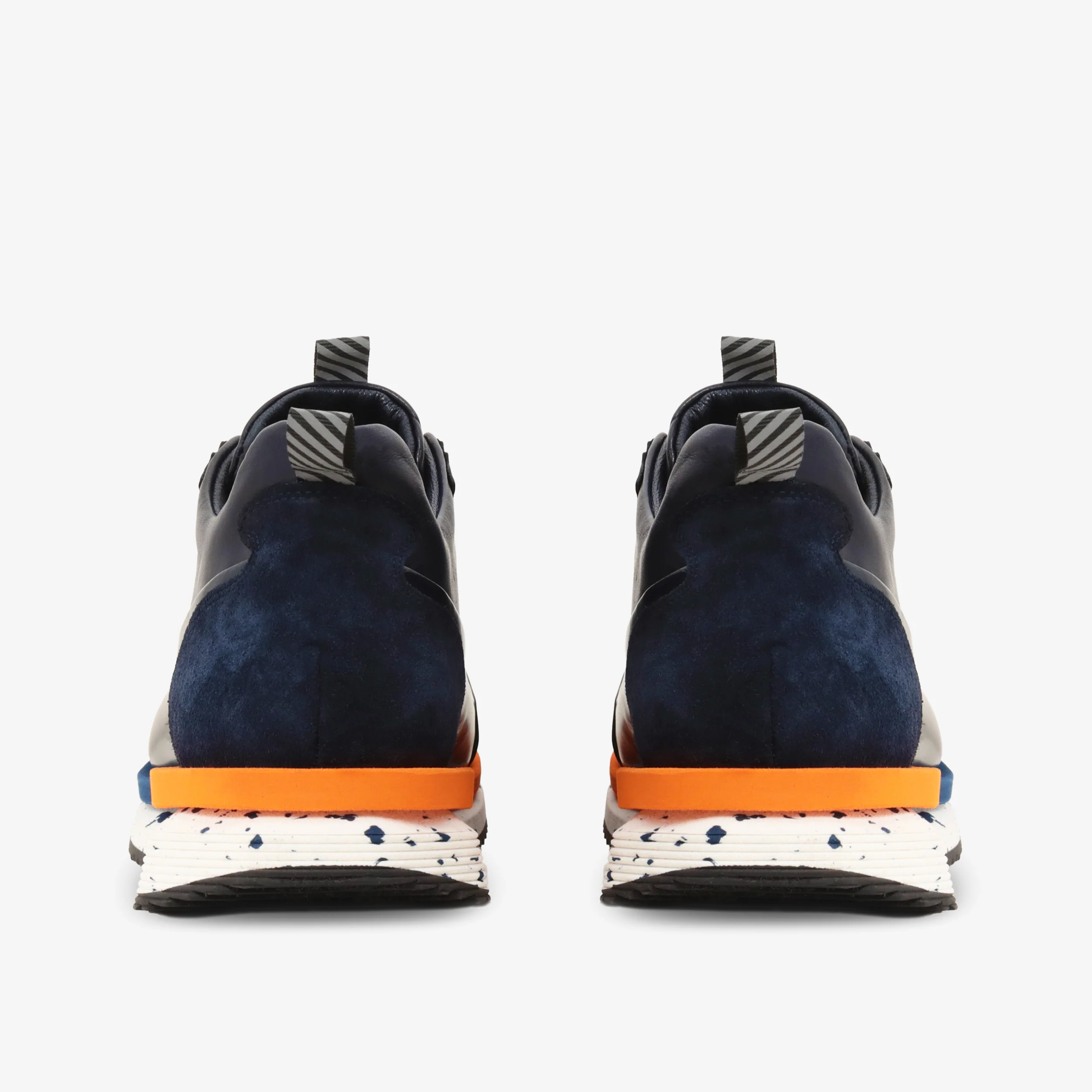 The Milford Navy Blue Leather Men Sneaker - Image 4