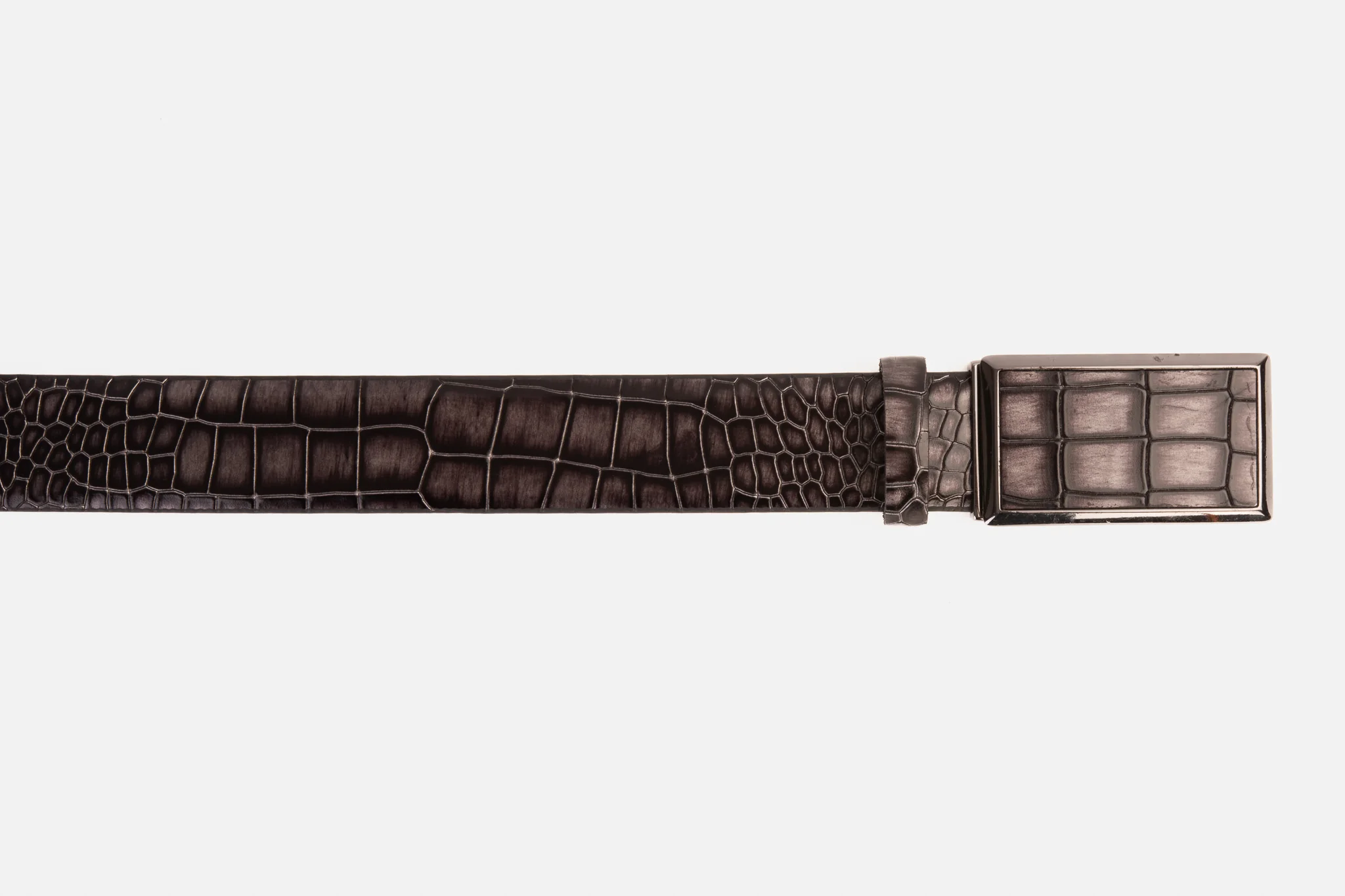 The Mississippi Gray Leather Belt - Image 4