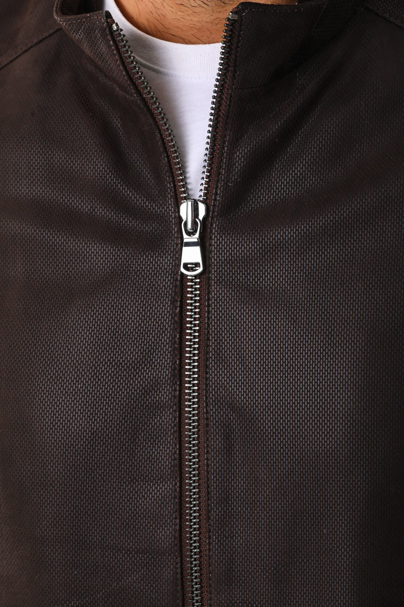 The Modena Matte Espresso Leather Men Jacket - Image 4