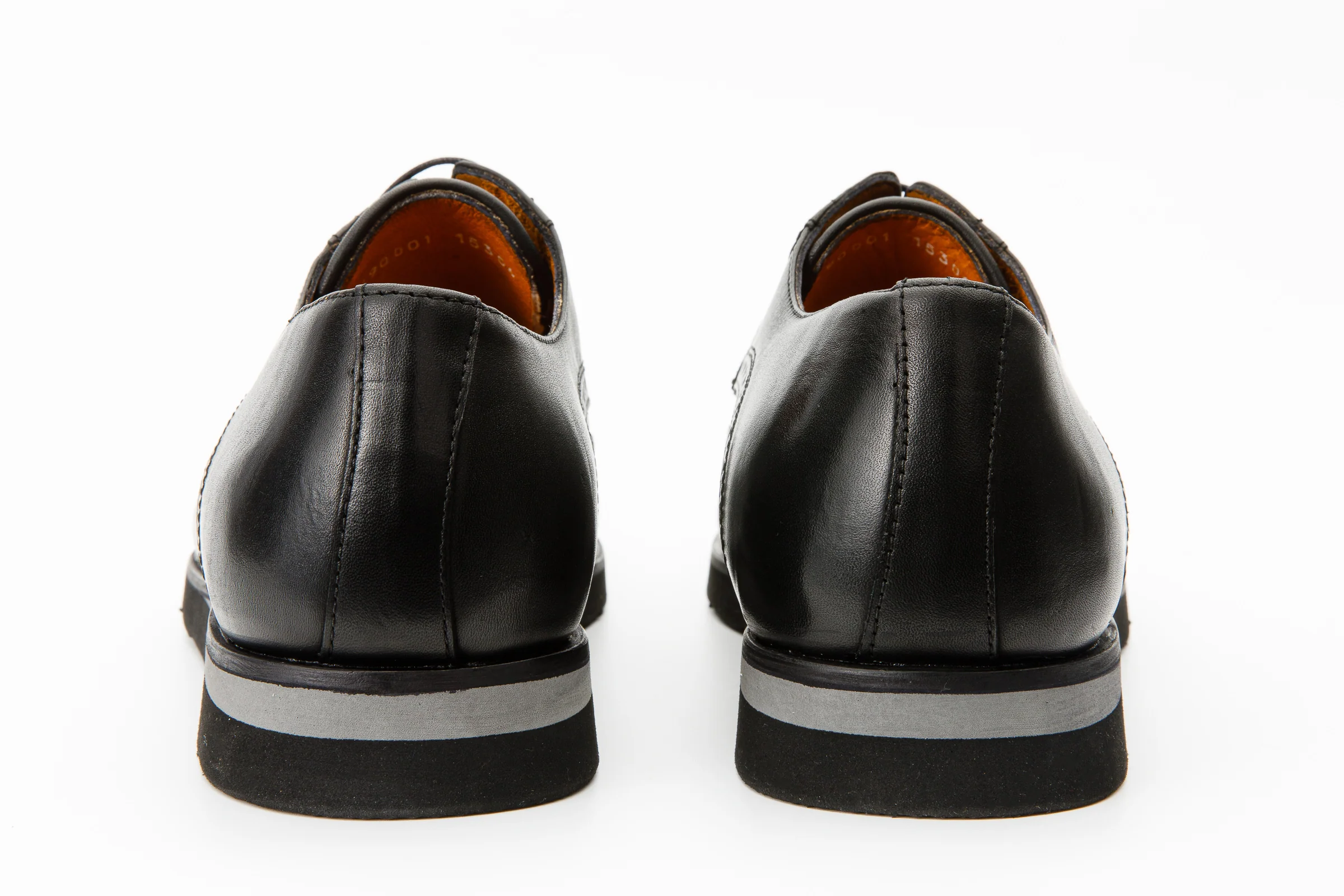 The Molise Black Wingtip Semi Brogue Derby Men  Shoe  Final Sale! - Image 4