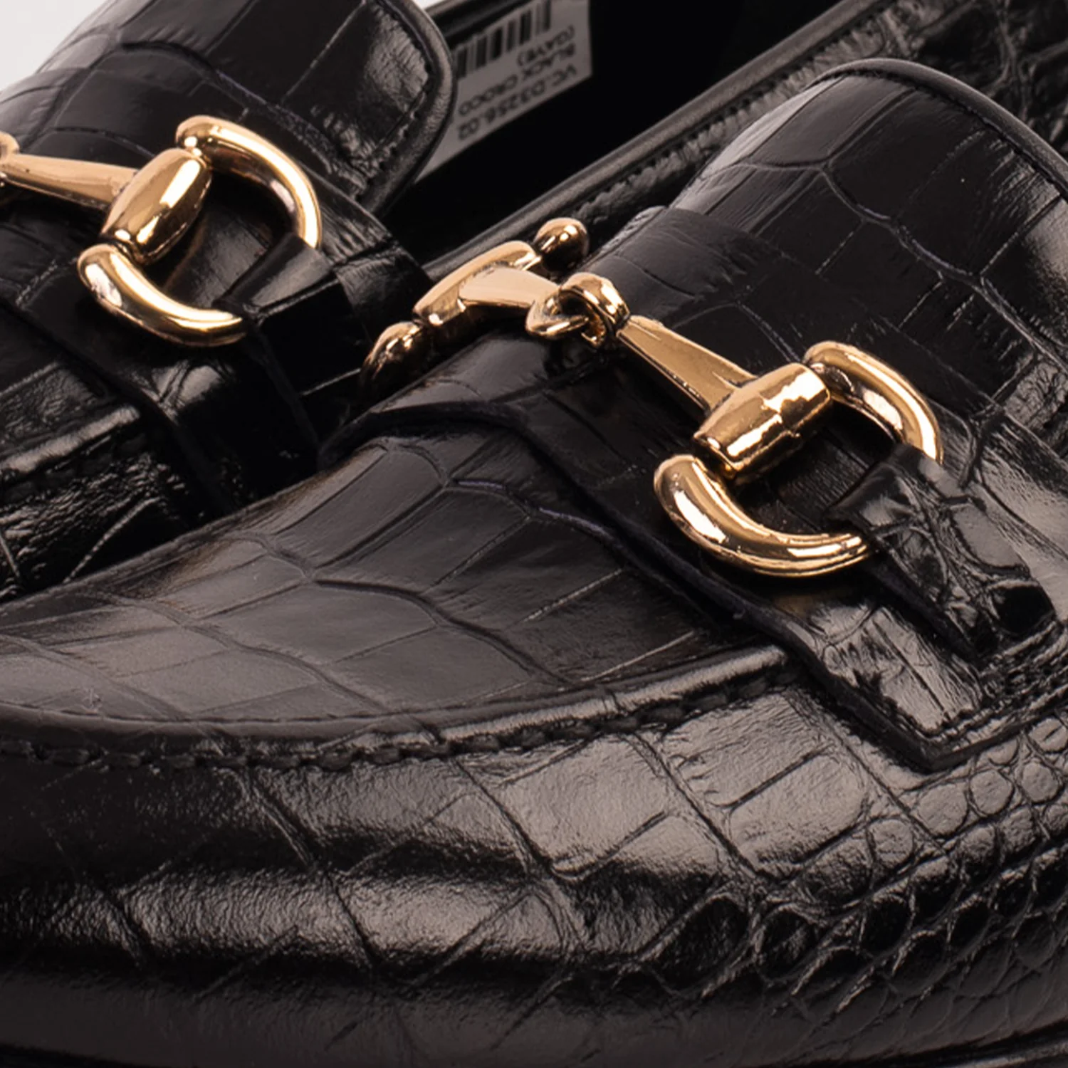 The Monaco Black Leather Men Shoe Bit Loafer - Image 5