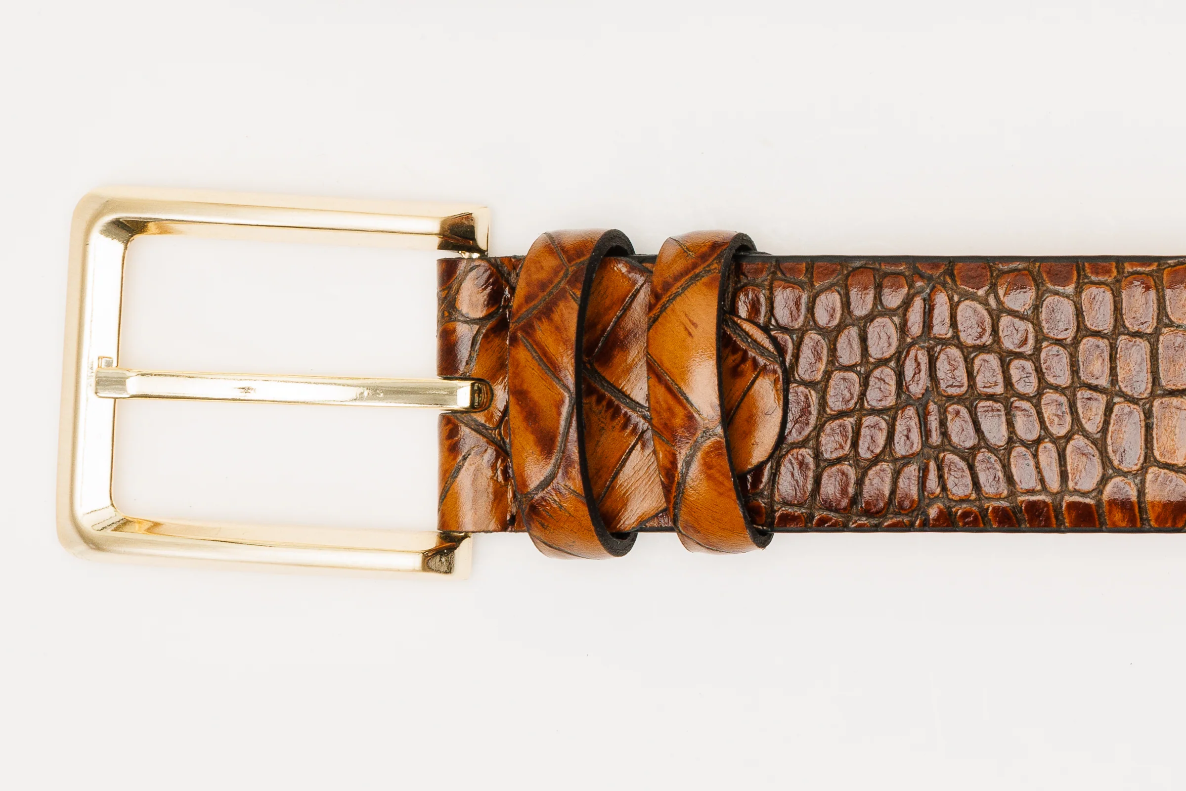 The Monaco Brown Leather Belt - Image 6